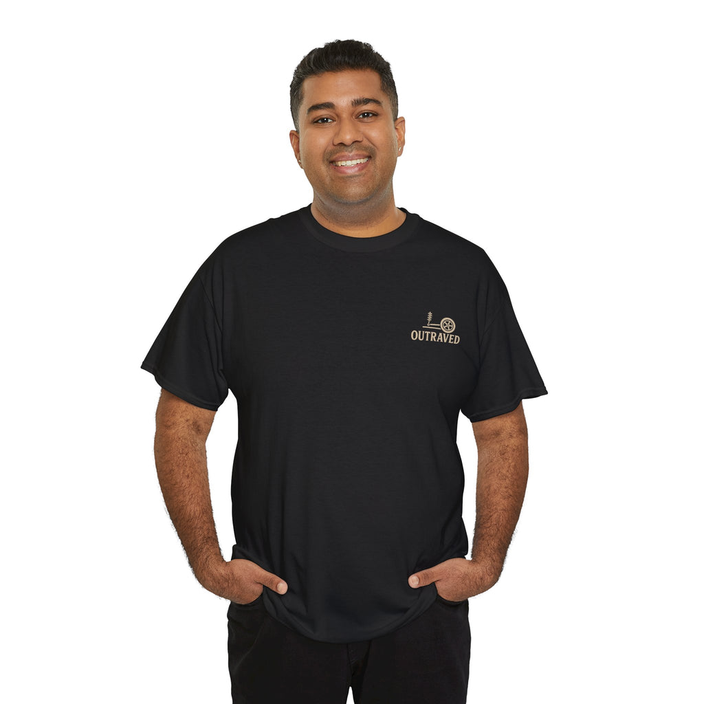 A Outraved 'High Standards Low Rides' Graphic Tee — Vintage Dragon Car Design