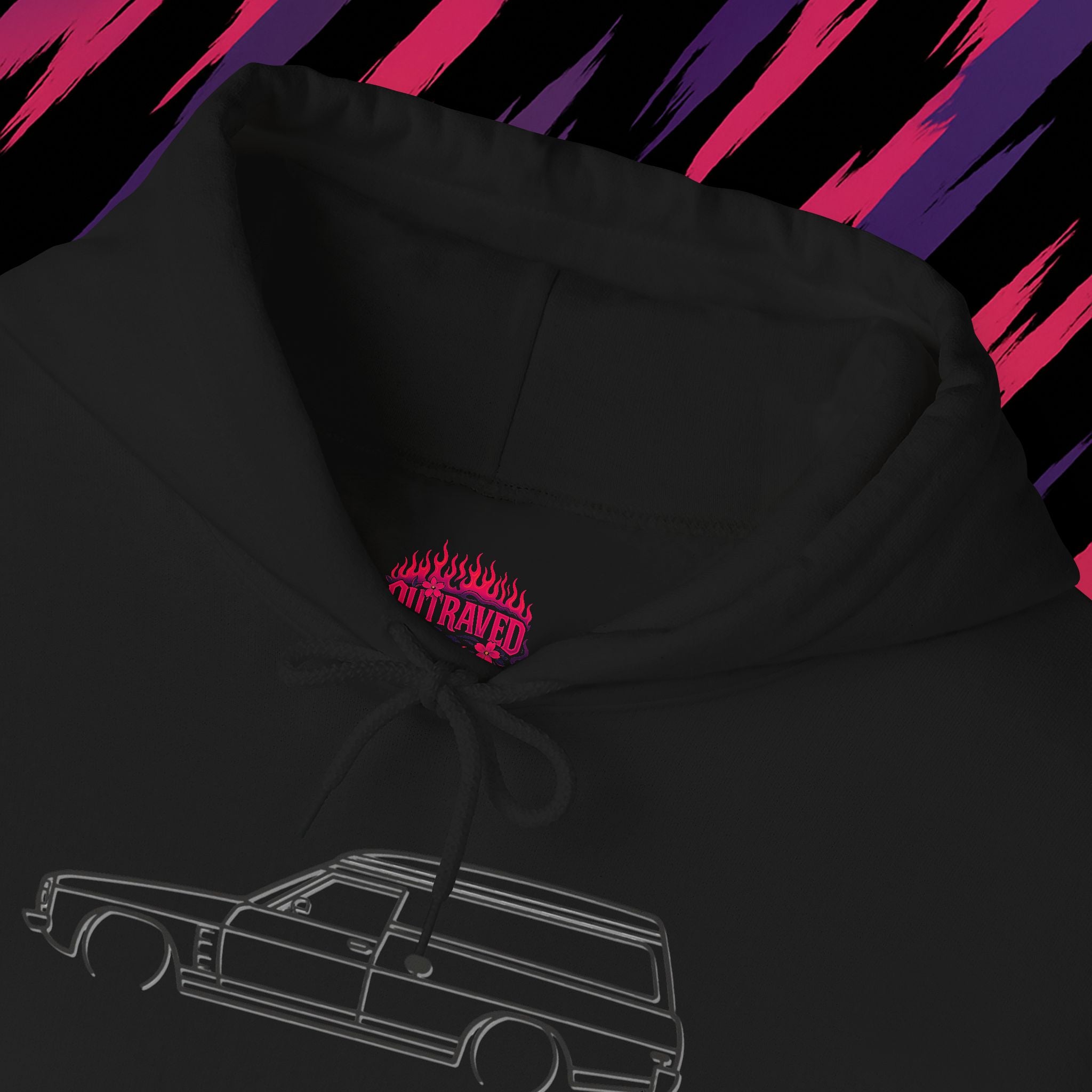 Holden Panel Van Hoodie — PVkool Retro Van Graphic