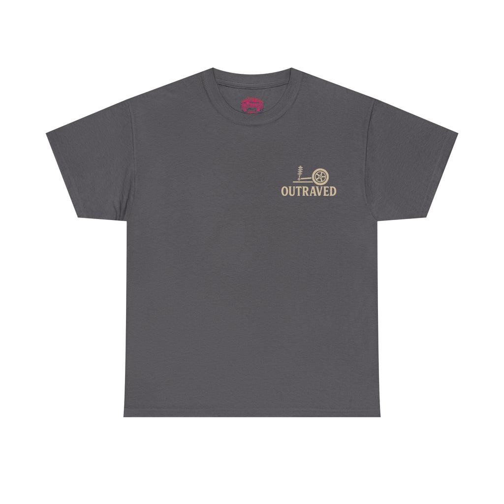A Outraved 'High Standards Low Rides' Graphic Tee — Vintage Dragon Car Design