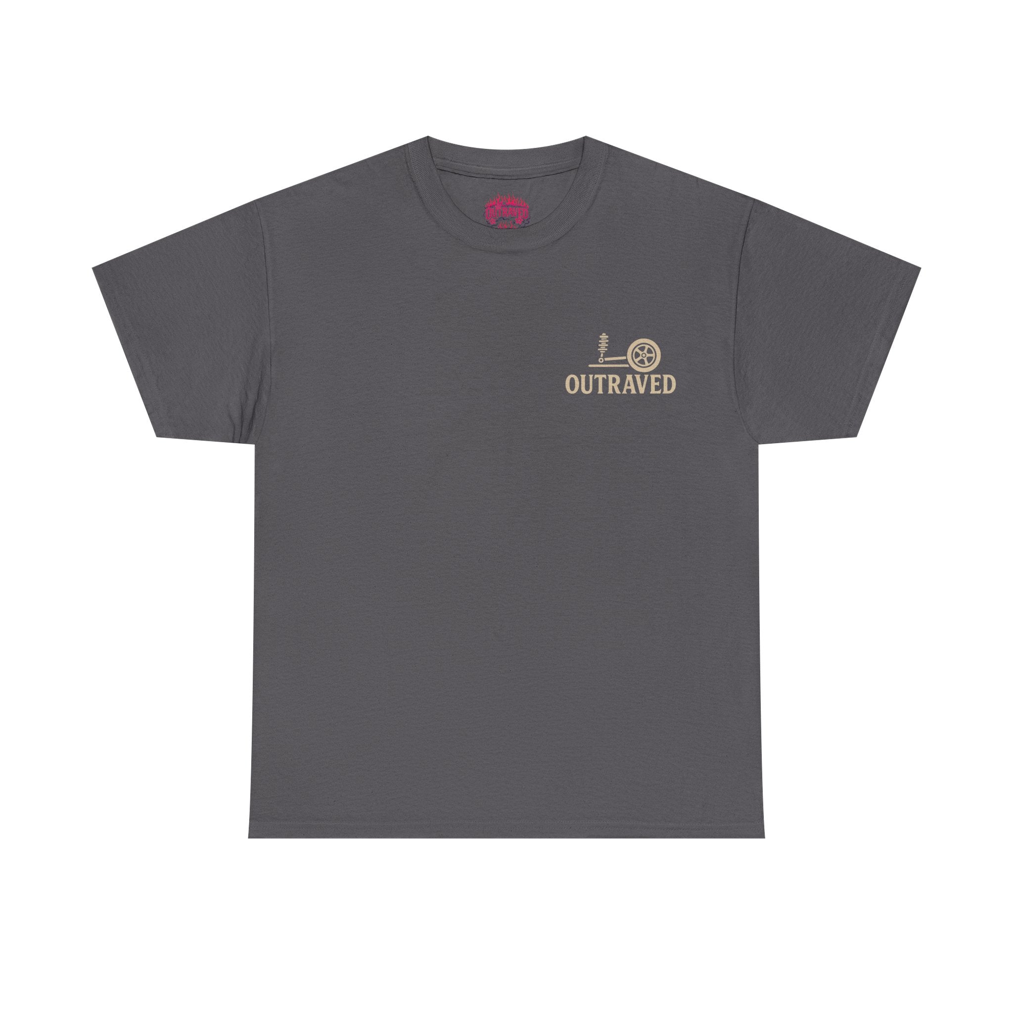 A Outraved 'High Standards Low Rides' Graphic Tee — Vintage Dragon Car Design