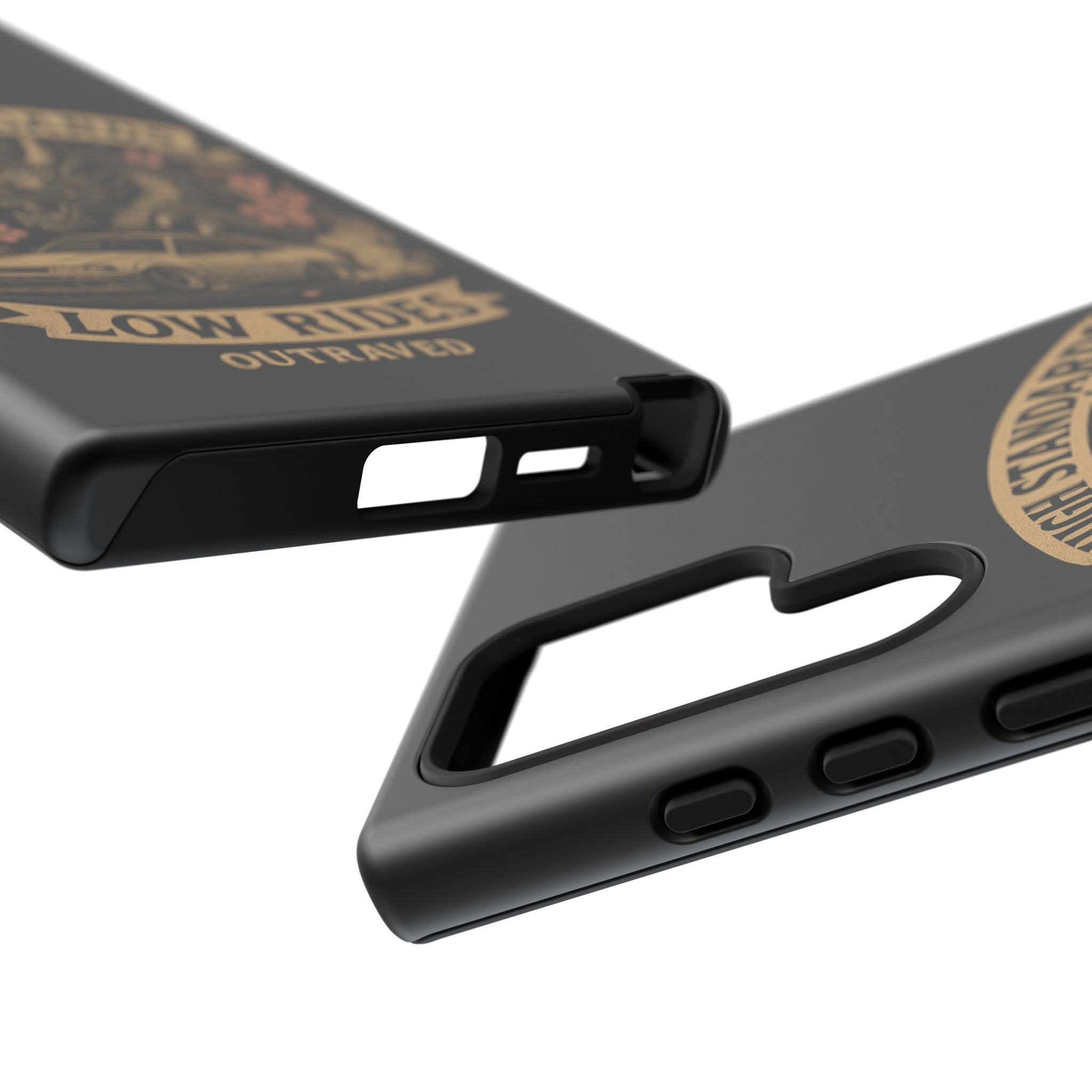 Phone Case — "High Standards Low Rides" Retro Dragon Car Design