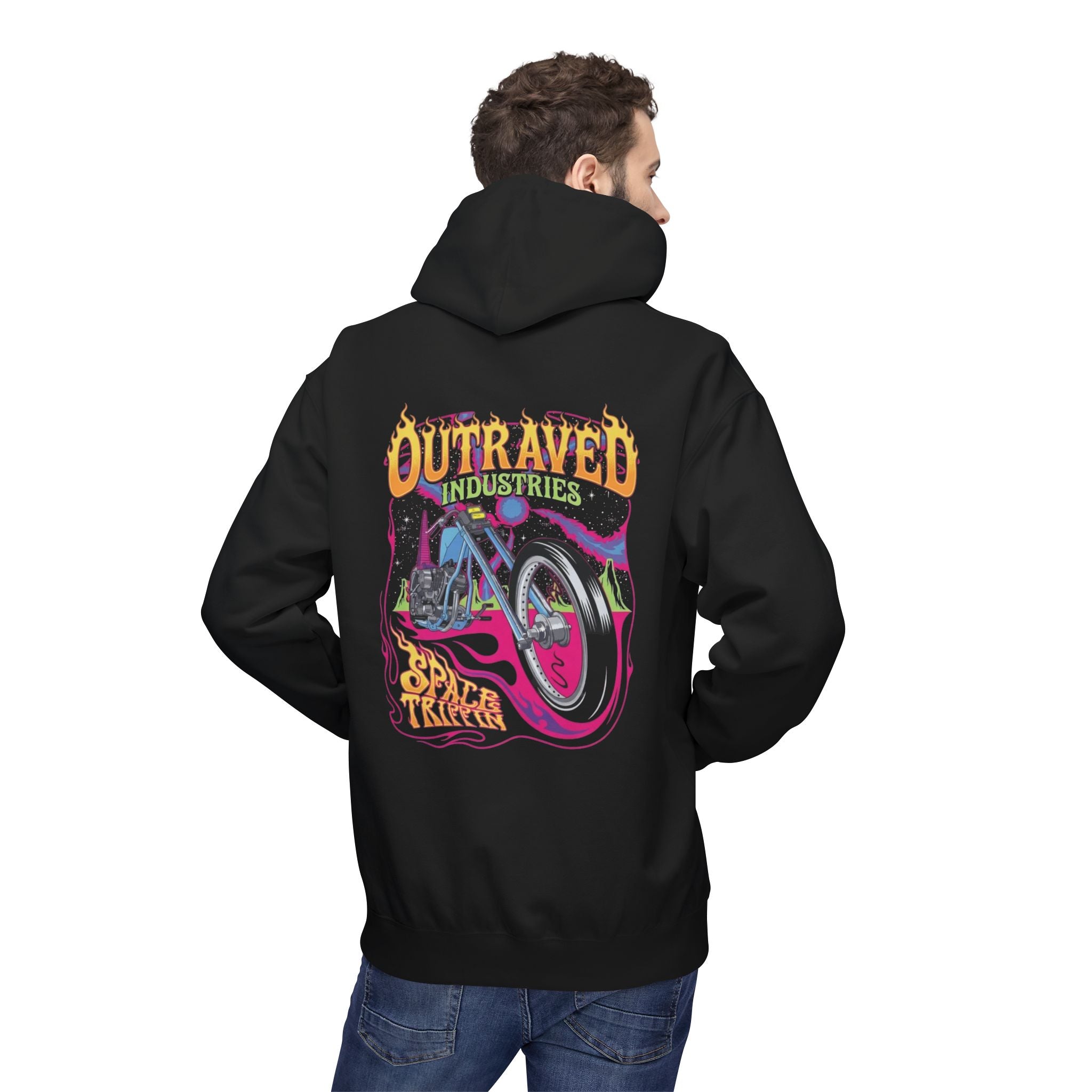 space trippin OUTRAVED industries hoodie