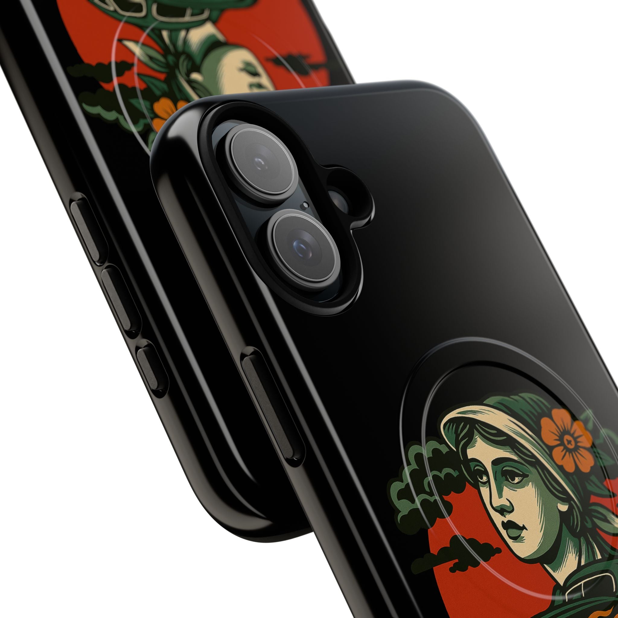 Phone Case — Outraved Retro Car & Woman Graphic Magnetic Tough Case