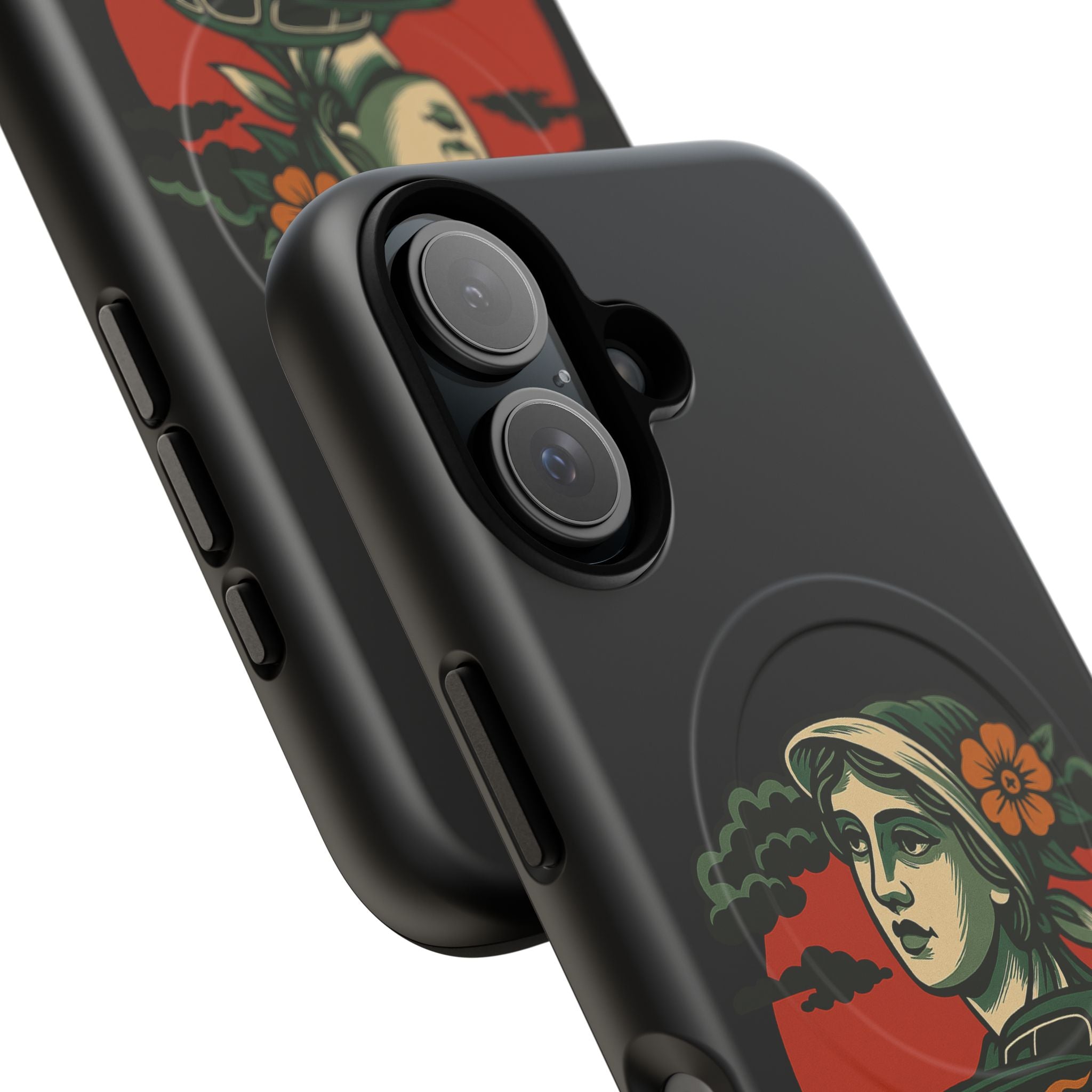 Phone Case — Outraved Retro Car & Woman Graphic Magnetic Tough Case