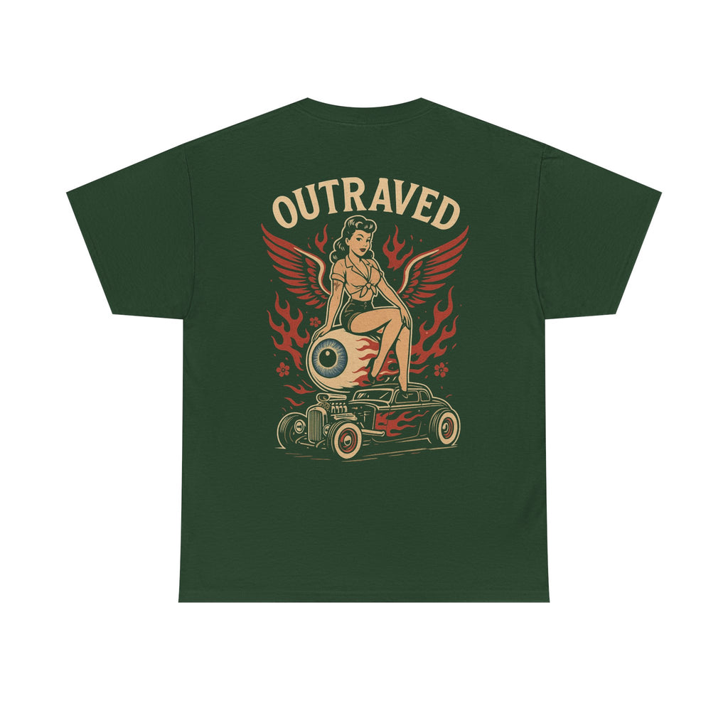 A Outraved Pinup Eyeball Hot Rod Tee.
