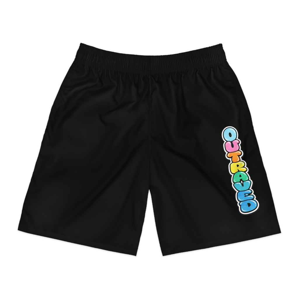 OUTRAVED colorburst collection shorts