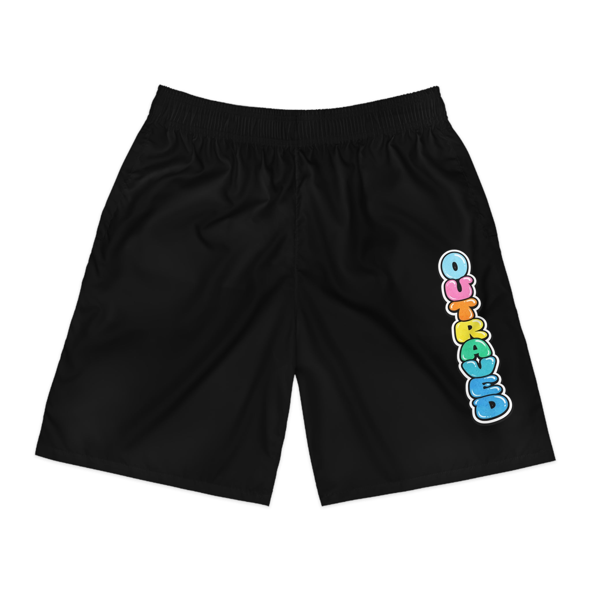 OUTRAVED colorburst collection shorts