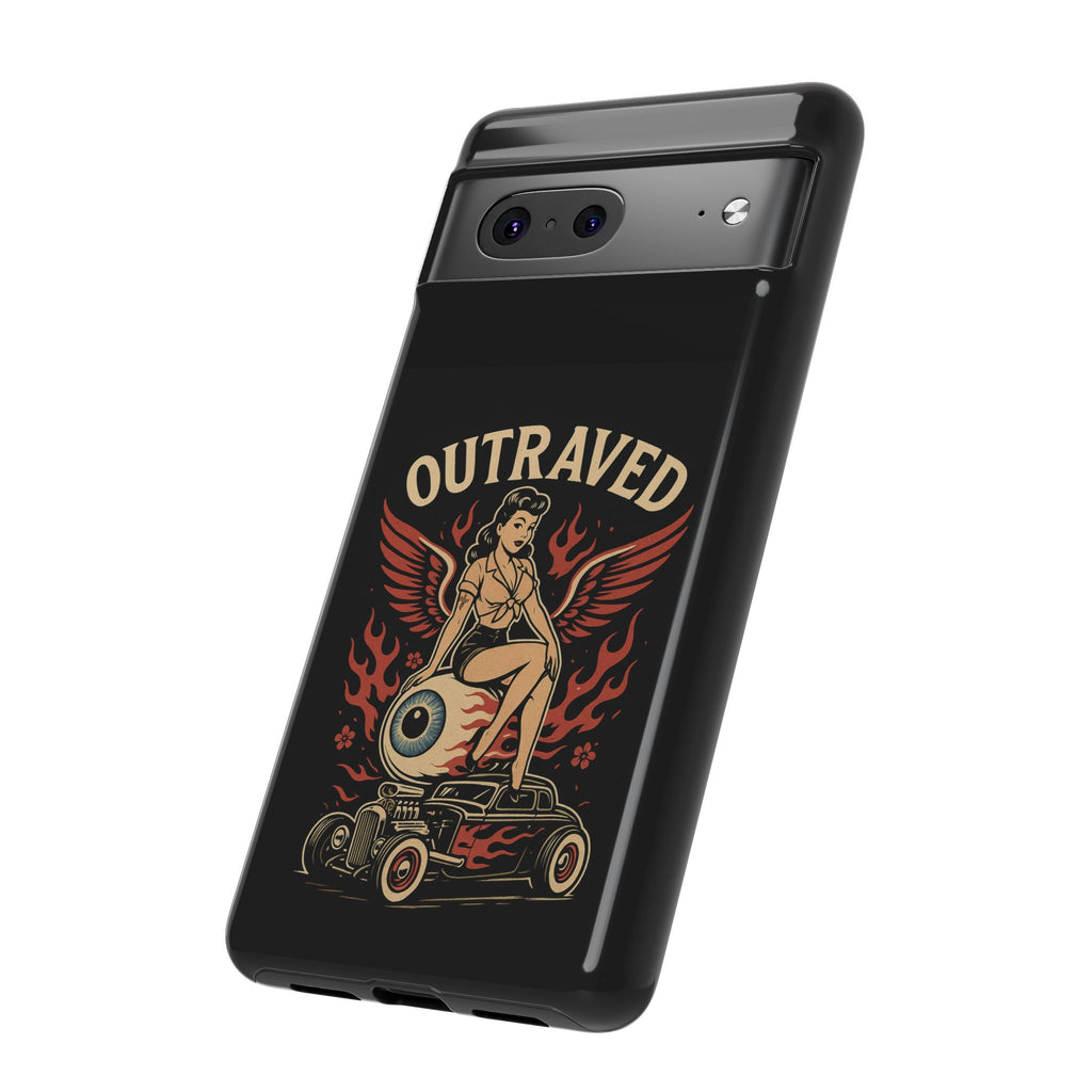 Phone Case — Vintage Pin-Up Eyeball Design