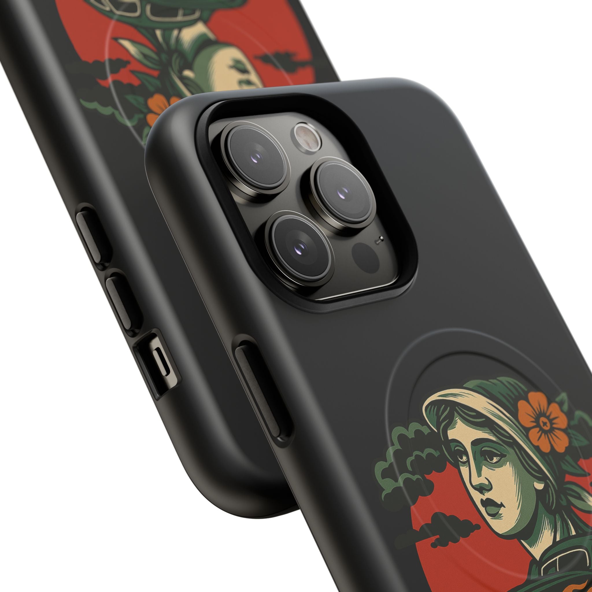 Phone Case — Outraved Retro Car & Woman Graphic Magnetic Tough Case