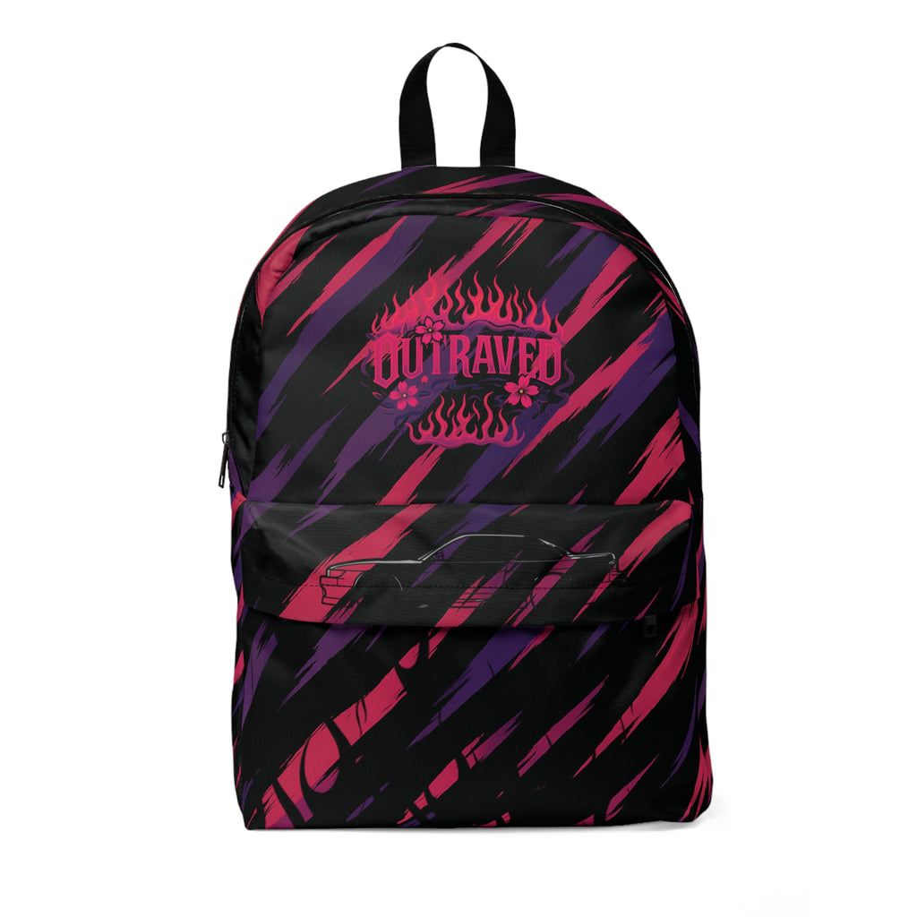 S13 Silvia Flames Backpack — HKS Inspired Racing Design
