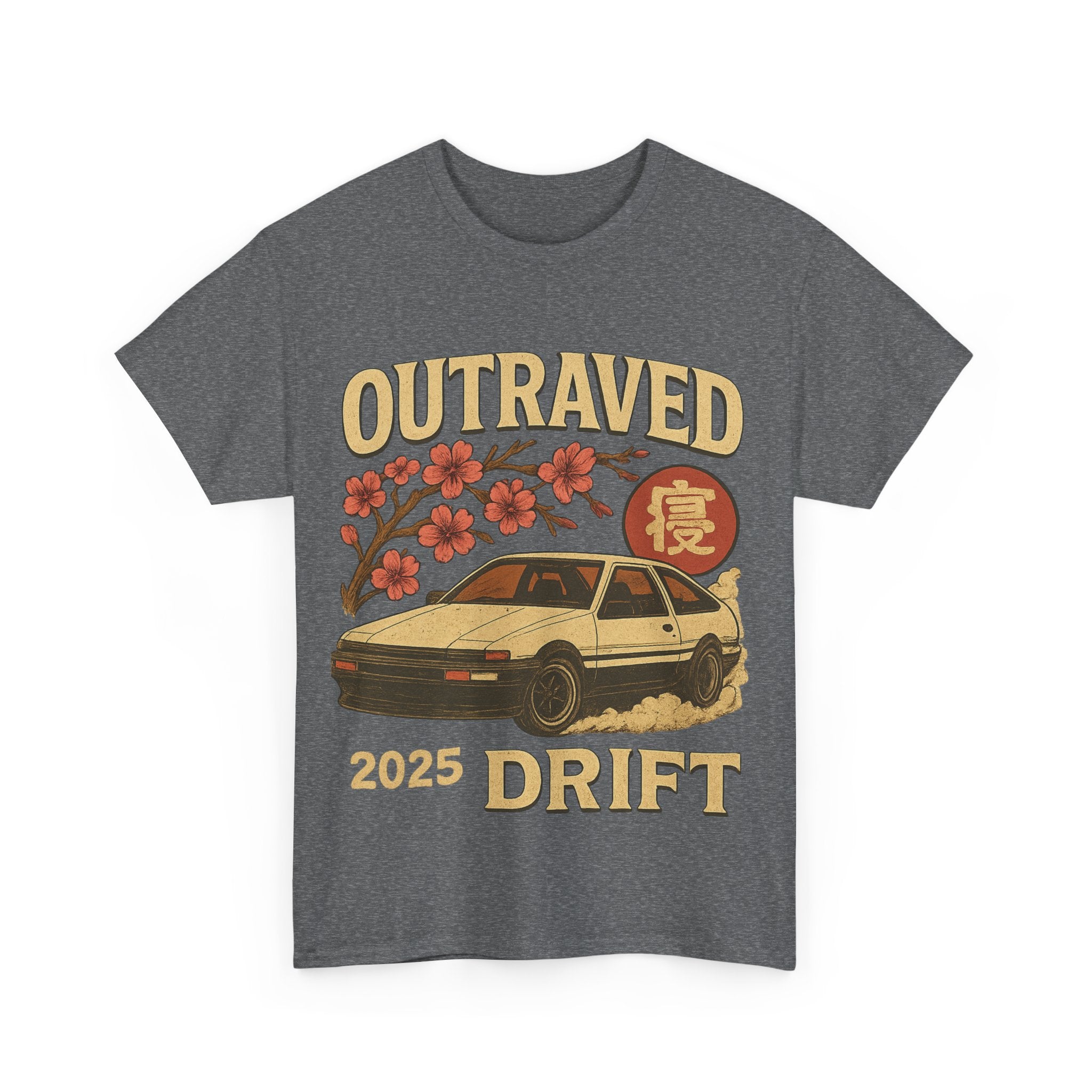 A Drift Outraved 2025 Tee — Retro JDM Racing Cherry Blossom T-Shirt