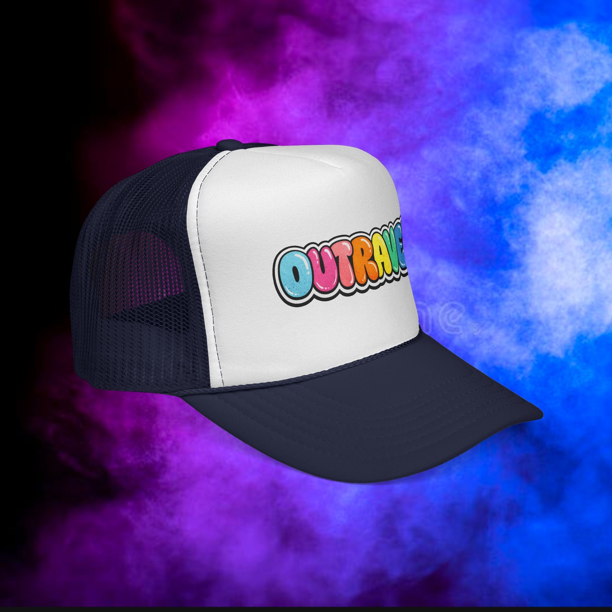 OUTRAVED colorburst collection Trucker Cap