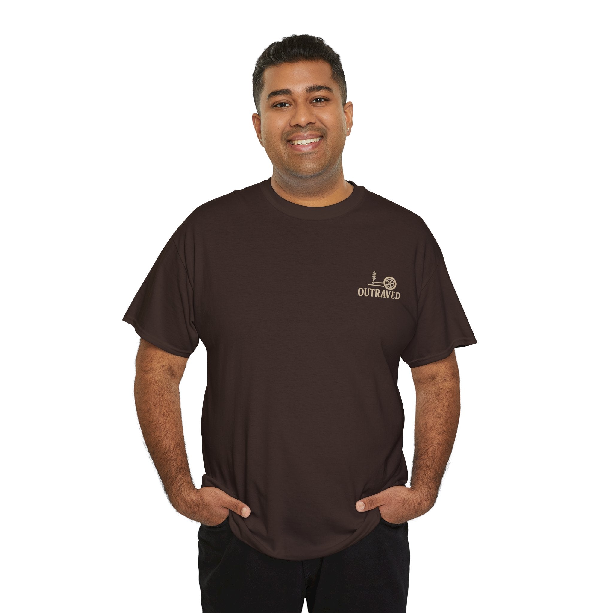 A Outraved 'High Standards Low Rides' Graphic Tee — Vintage Dragon Car Design