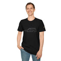 A PVCOOL Outline T-Shirt — Vertical “OUTRAVED” Back Print
