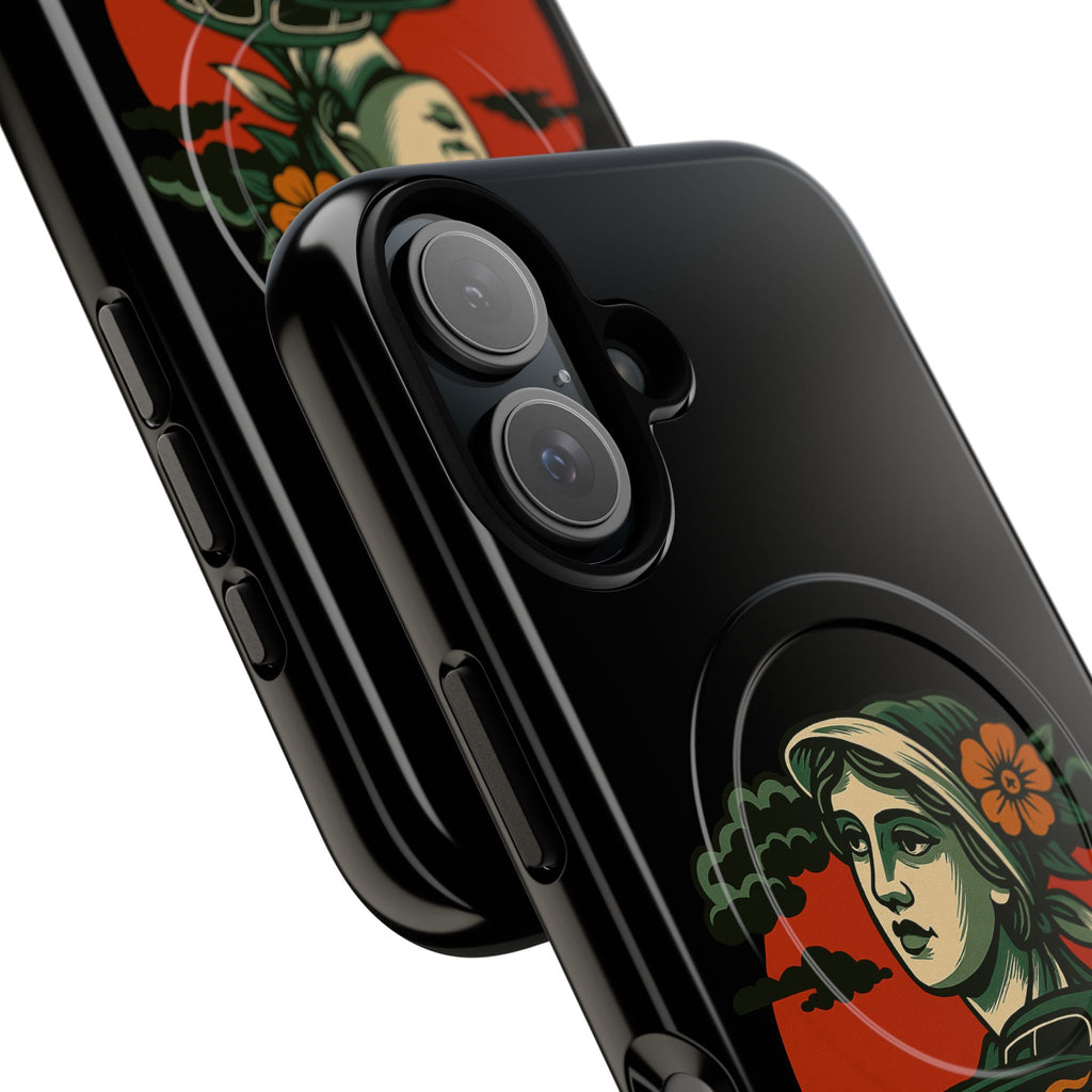 Phone Case — Outraved Retro Car & Woman Graphic Magnetic Tough Case