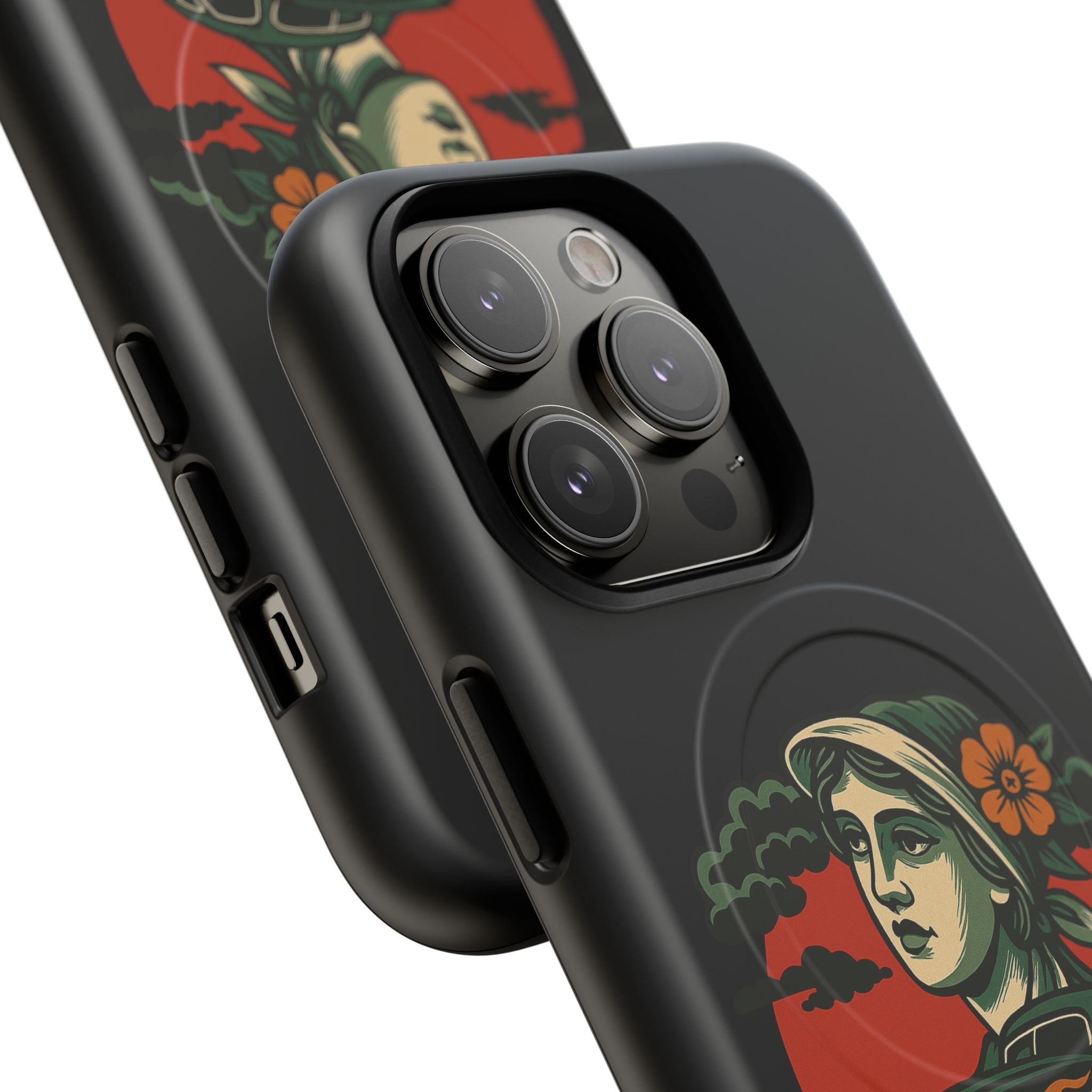 Phone Case — Outraved Retro Car & Woman Graphic Magnetic Tough Case