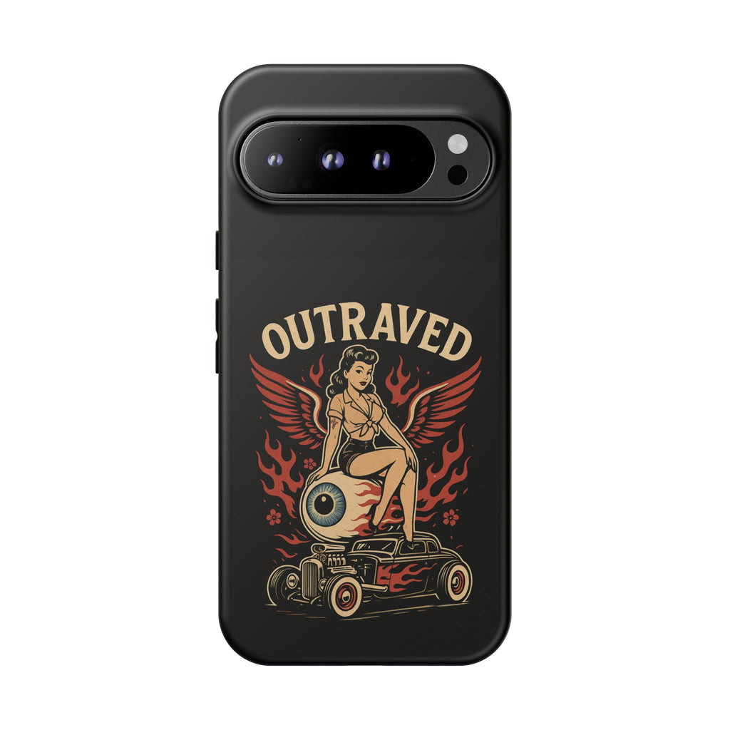 Phone Case — Vintage Pin-Up Eyeball Design