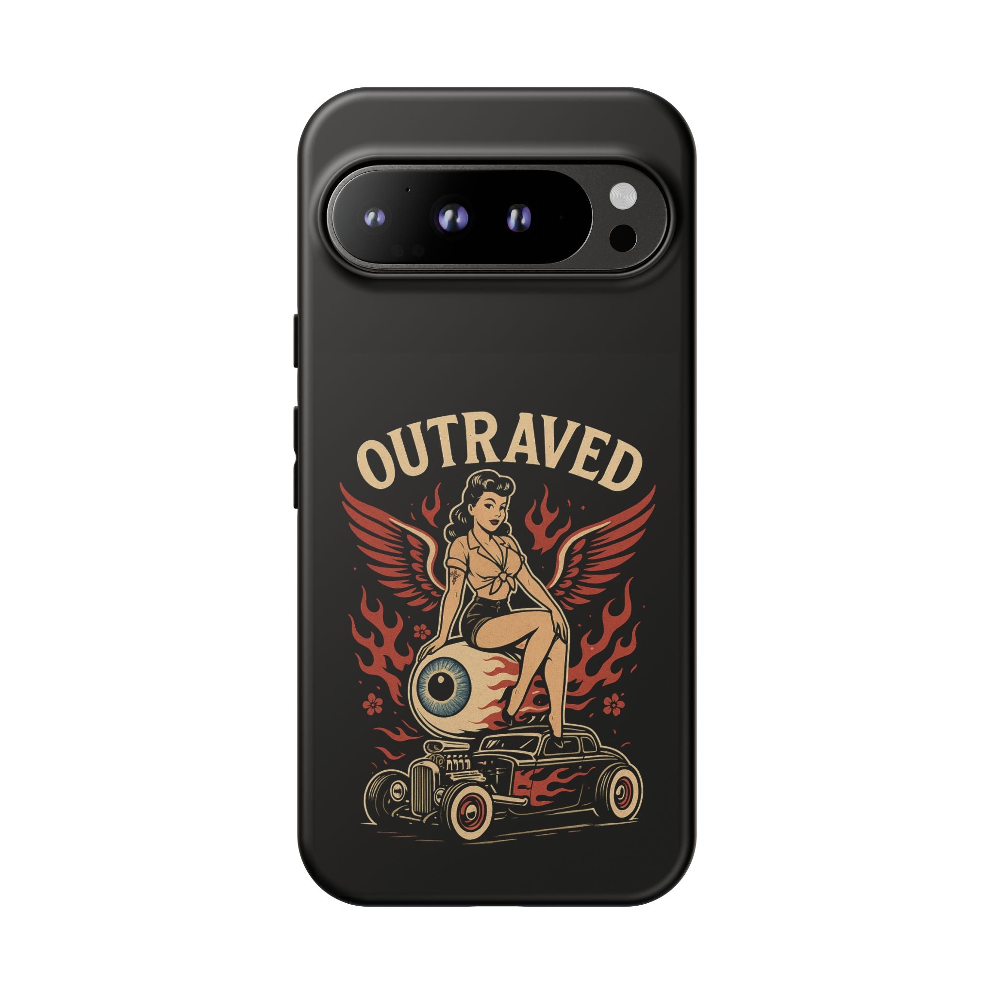 Phone Case — Vintage Pin-Up Eyeball Design