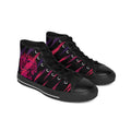 High-Top Sneakers — 'Outbraved' Flame Graphic Retro Streetwear