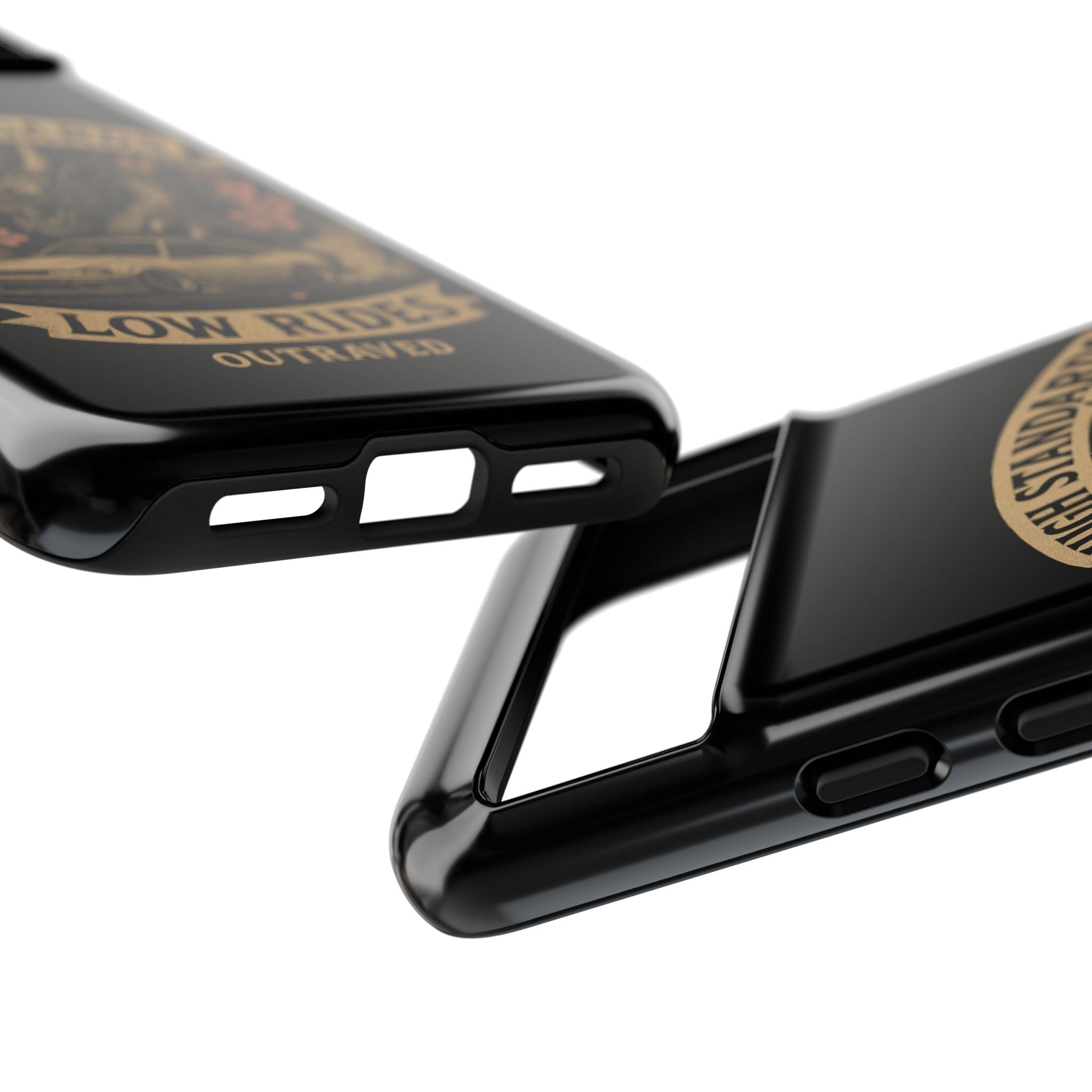 Phone Case — "High Standards Low Rides" Retro Dragon Car Design