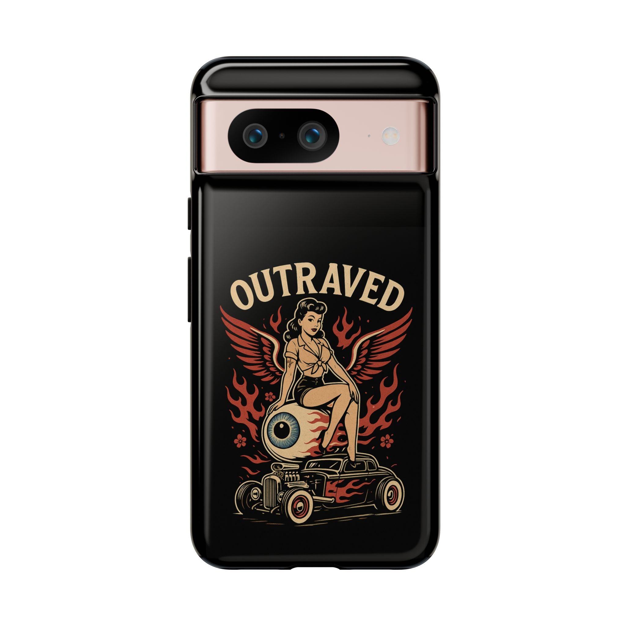 Phone Case — Vintage Pin-Up Eyeball Design