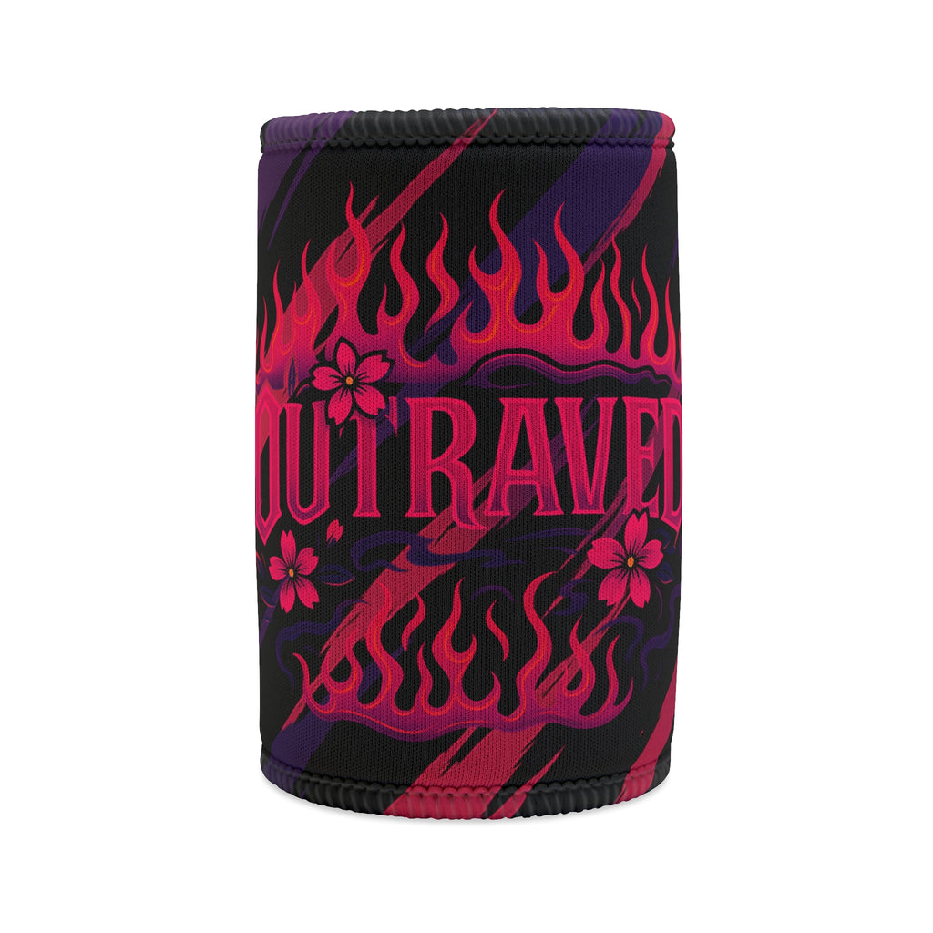 Stubby Cooler — Outravel Neon Flame Can Cooler