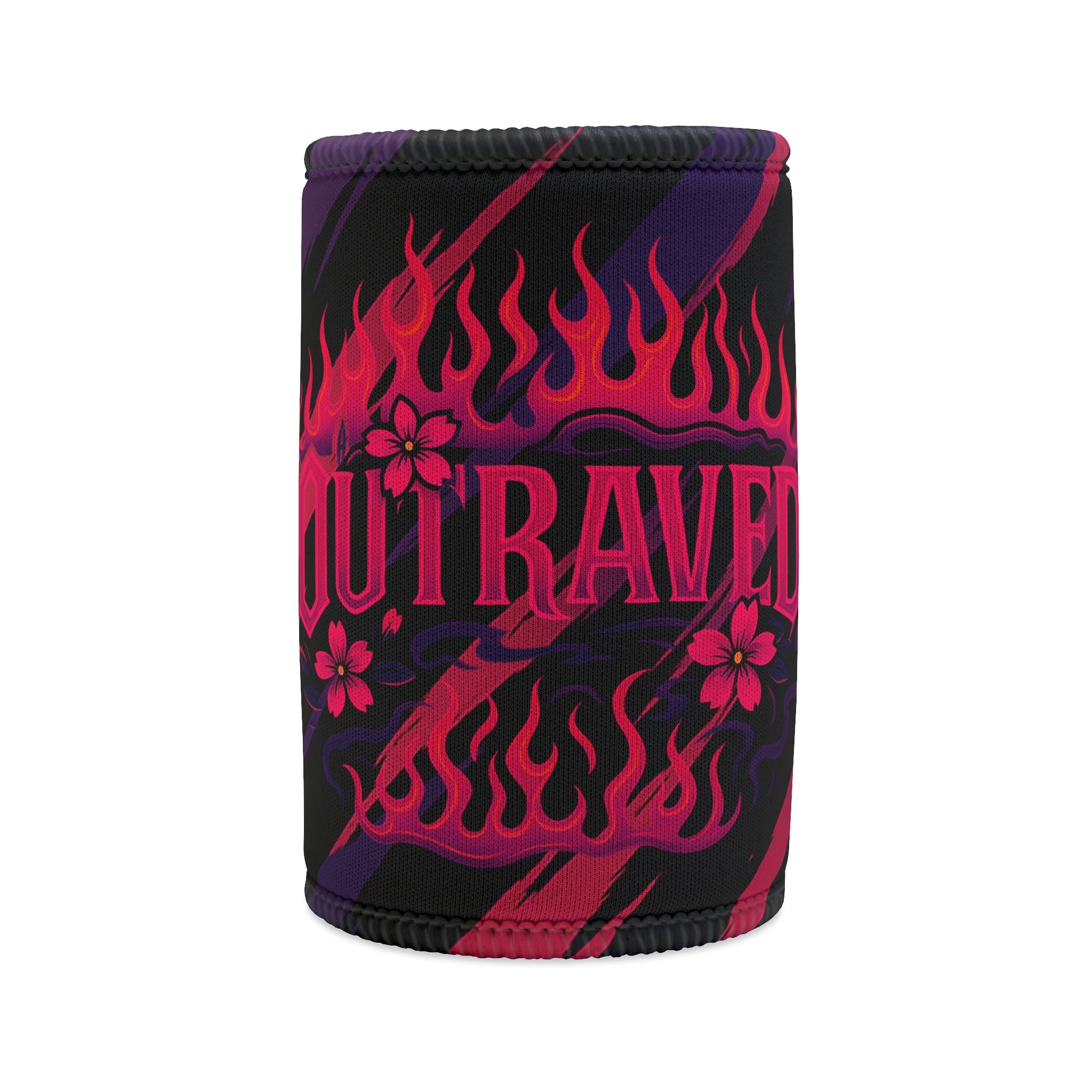 Stubby Cooler — Outravel Neon Flame Can Cooler
