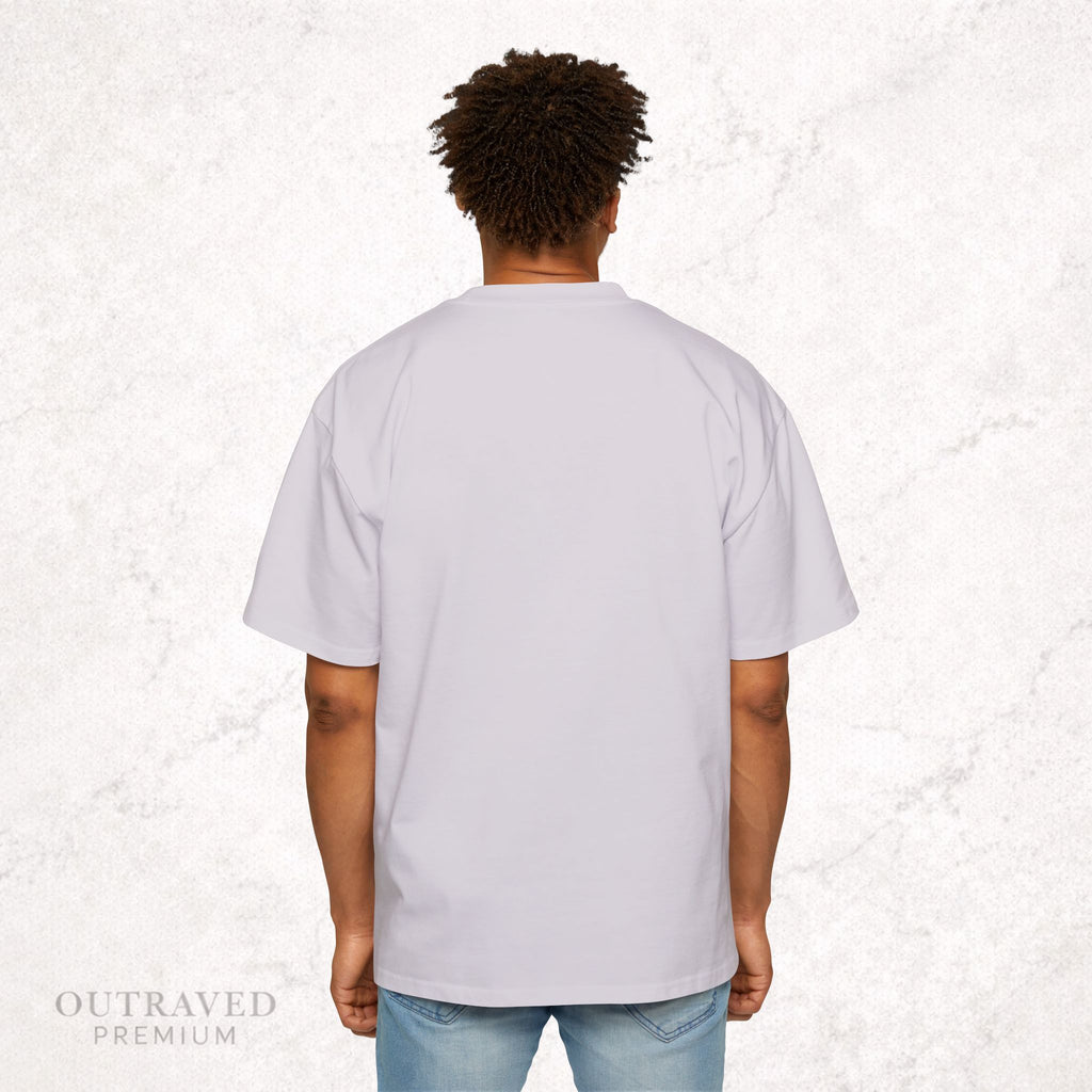 Outraved Logo Tee — Retro Graphic Oversized Men’s T‑Shirt