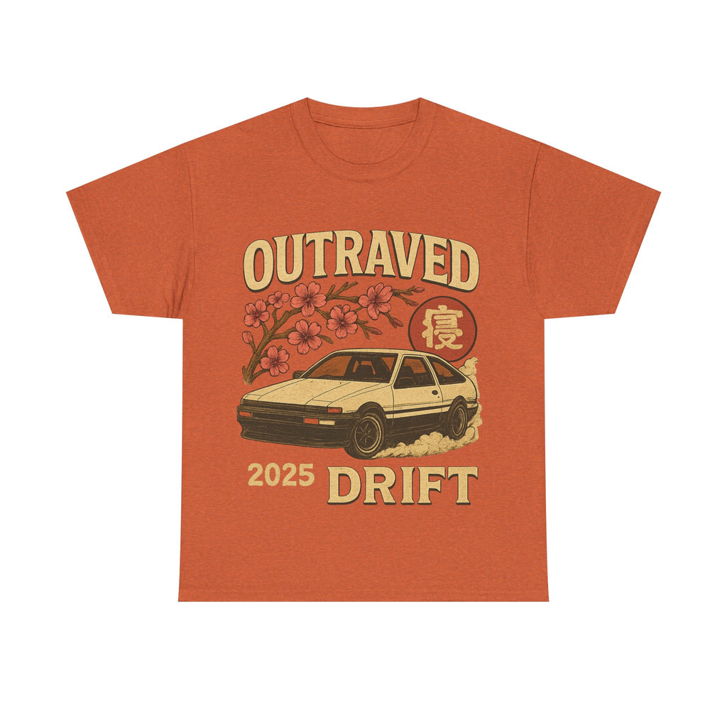 A Drift Outraved 2025 Tee — Retro JDM Racing Cherry Blossom T-Shirt