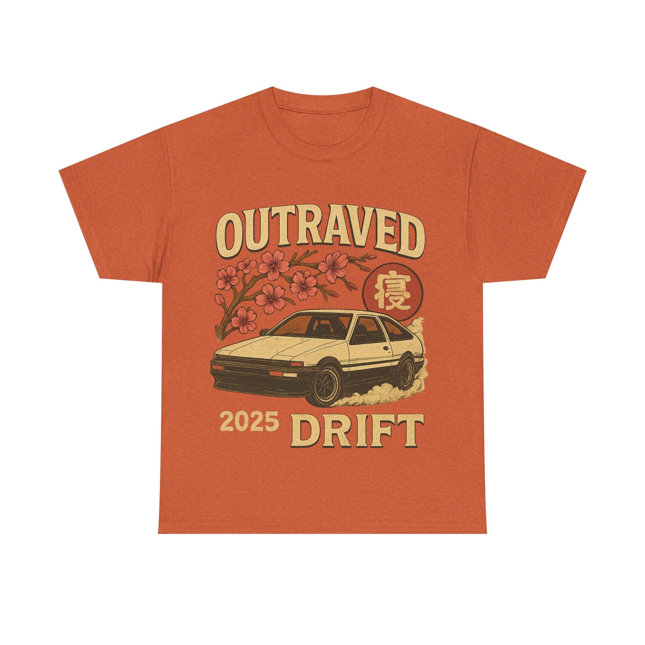 A Drift Outraved 2025 Tee — Retro JDM Racing Cherry Blossom T-Shirt