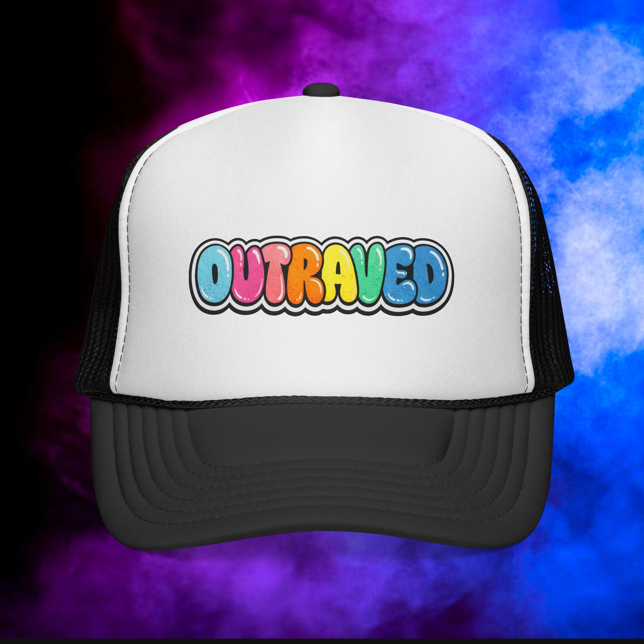 OUTRAVED colorburst collection Trucker Cap