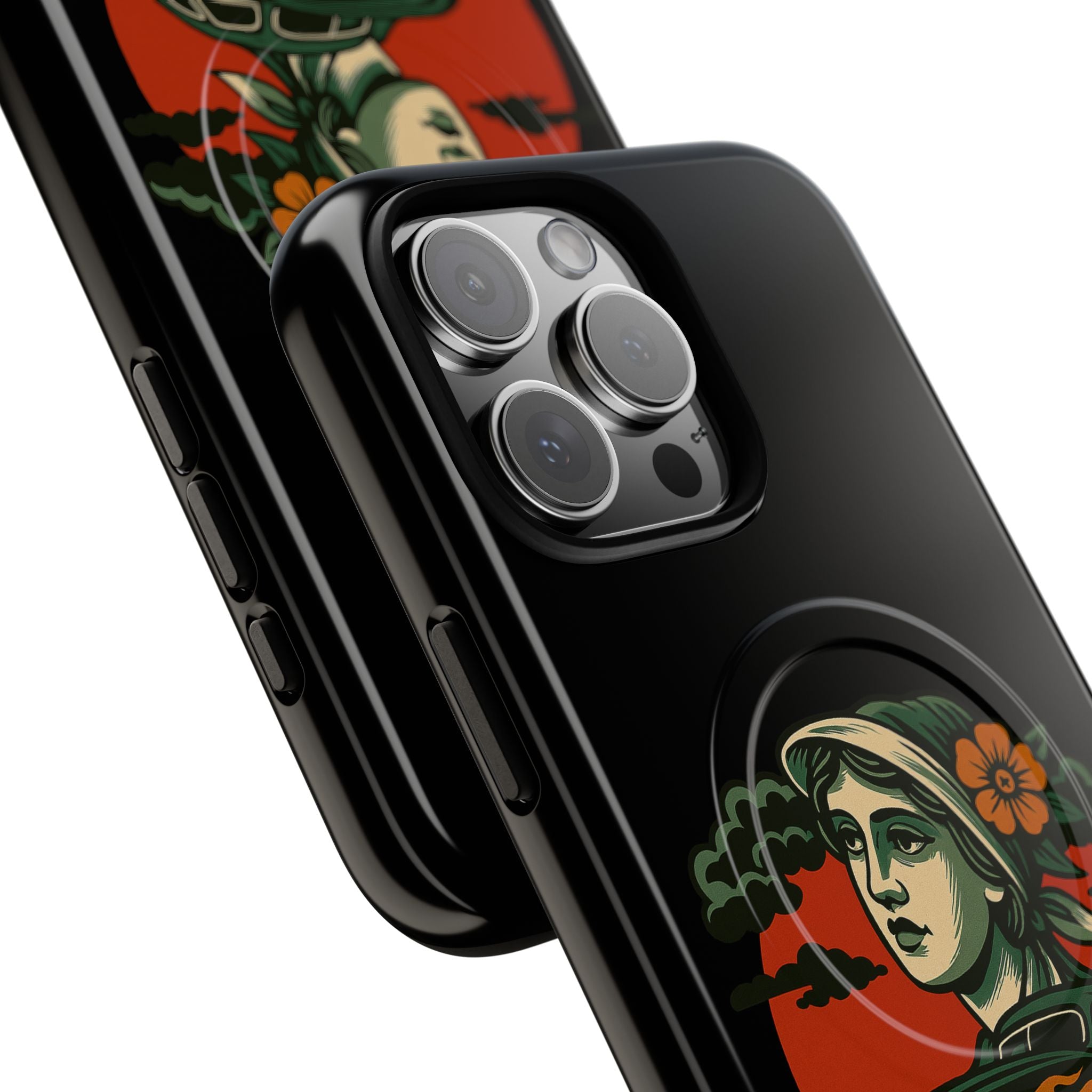 Phone Case — Outraved Retro Car & Woman Graphic Magnetic Tough Case