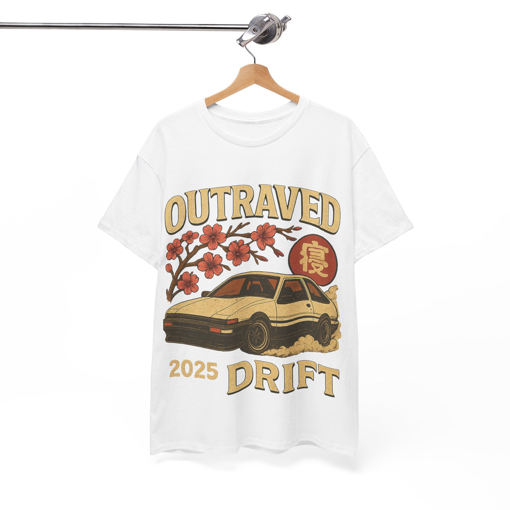 A Drift Outraved 2025 Tee — Retro JDM Racing Cherry Blossom T-Shirt
