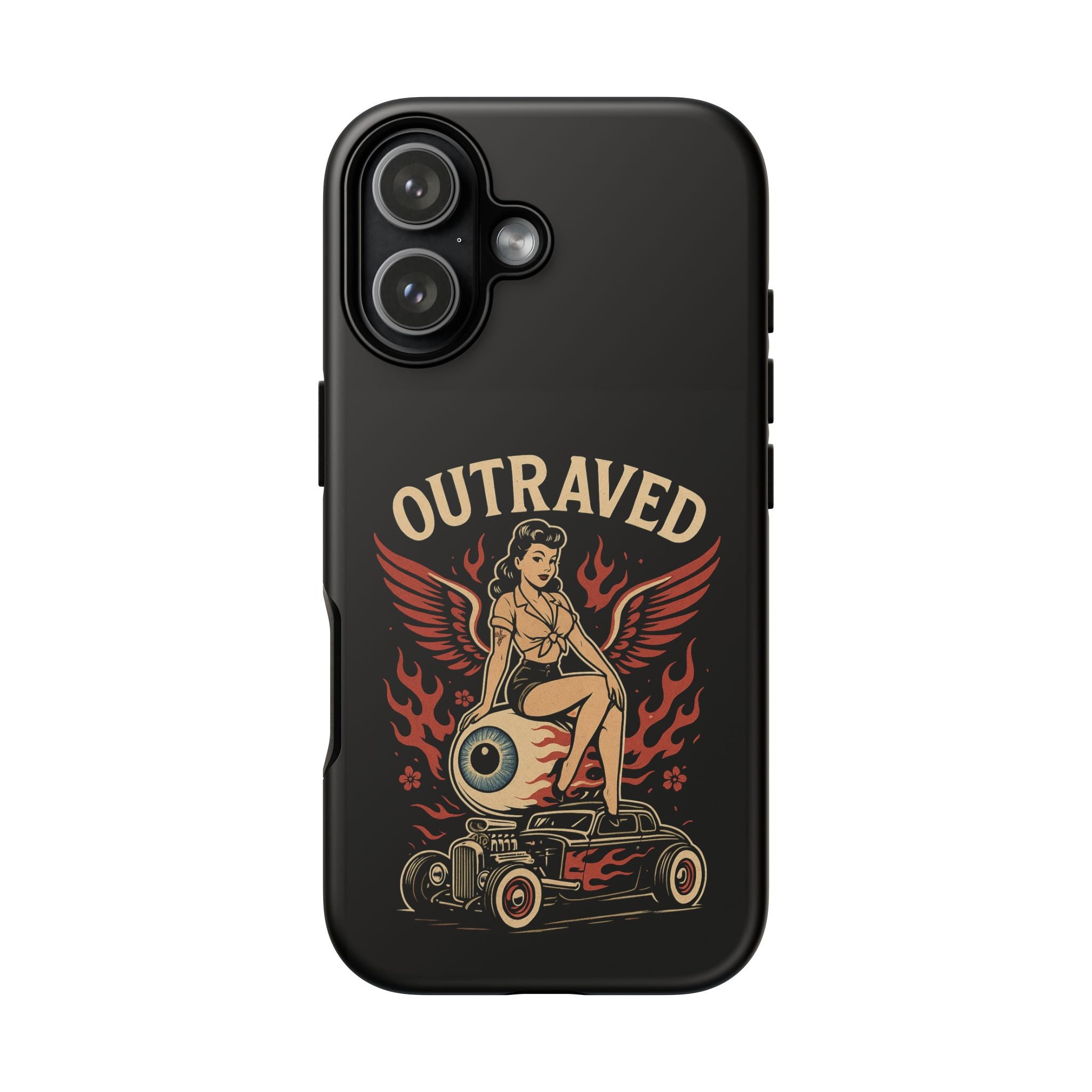 Phone Case — Vintage Pin-Up Eyeball Design