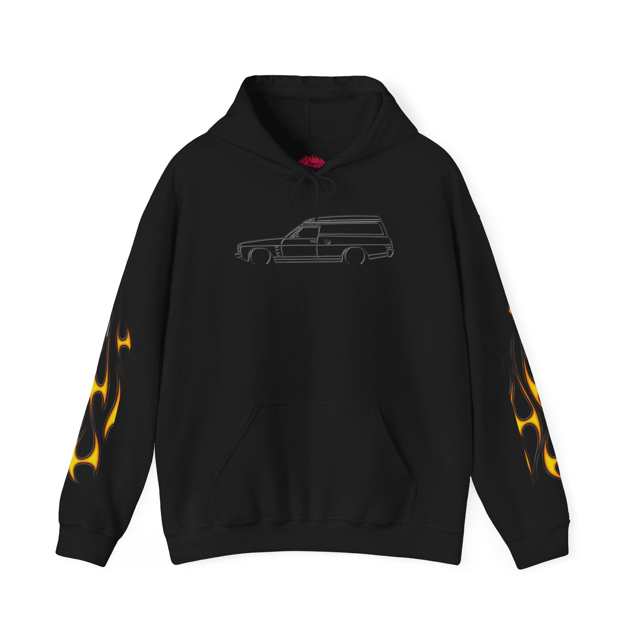 A Shagging Wagon Holden Panel Van Hoodie — PVCool Retro Van Graphic