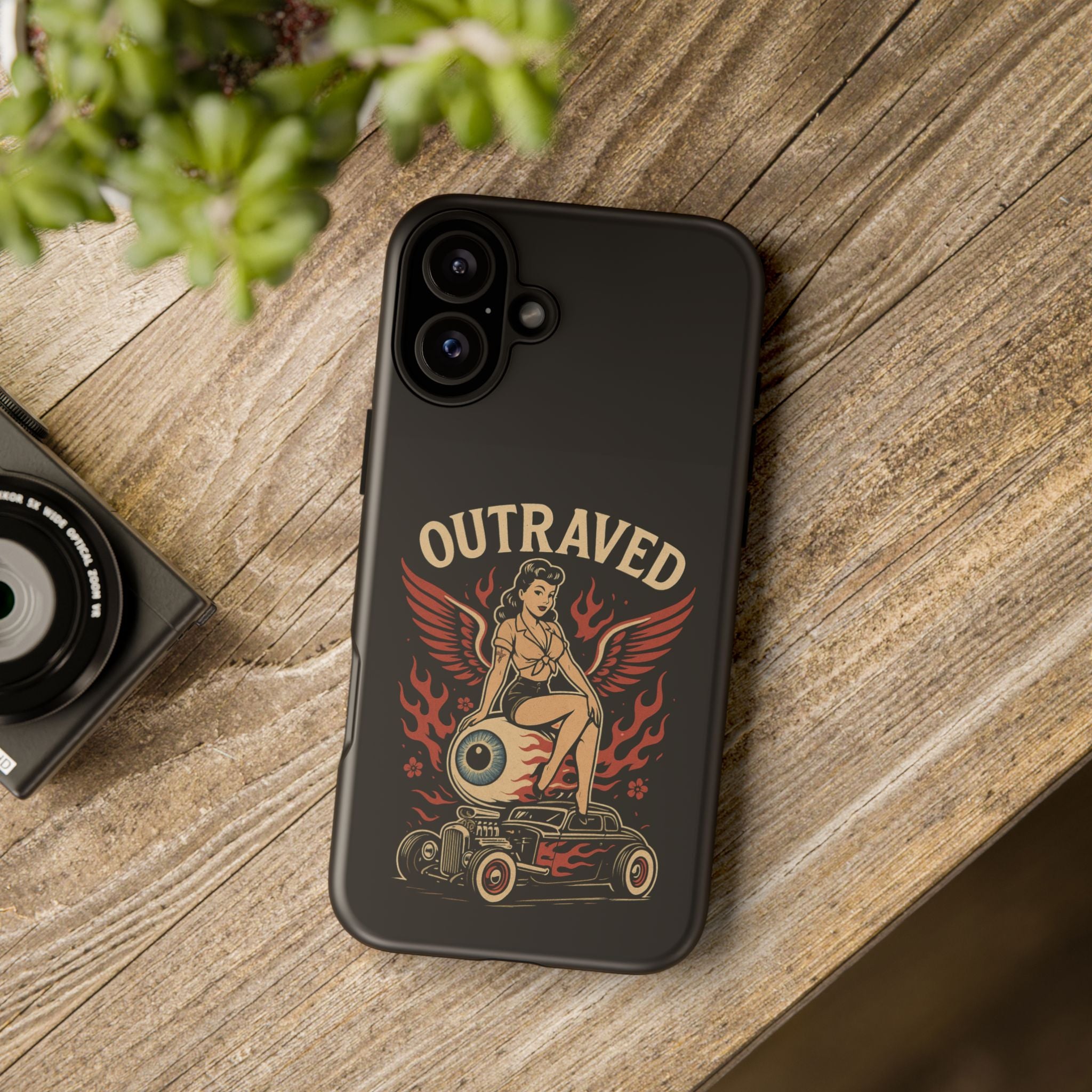 Phone Case — Vintage Pin-Up Eyeball Design