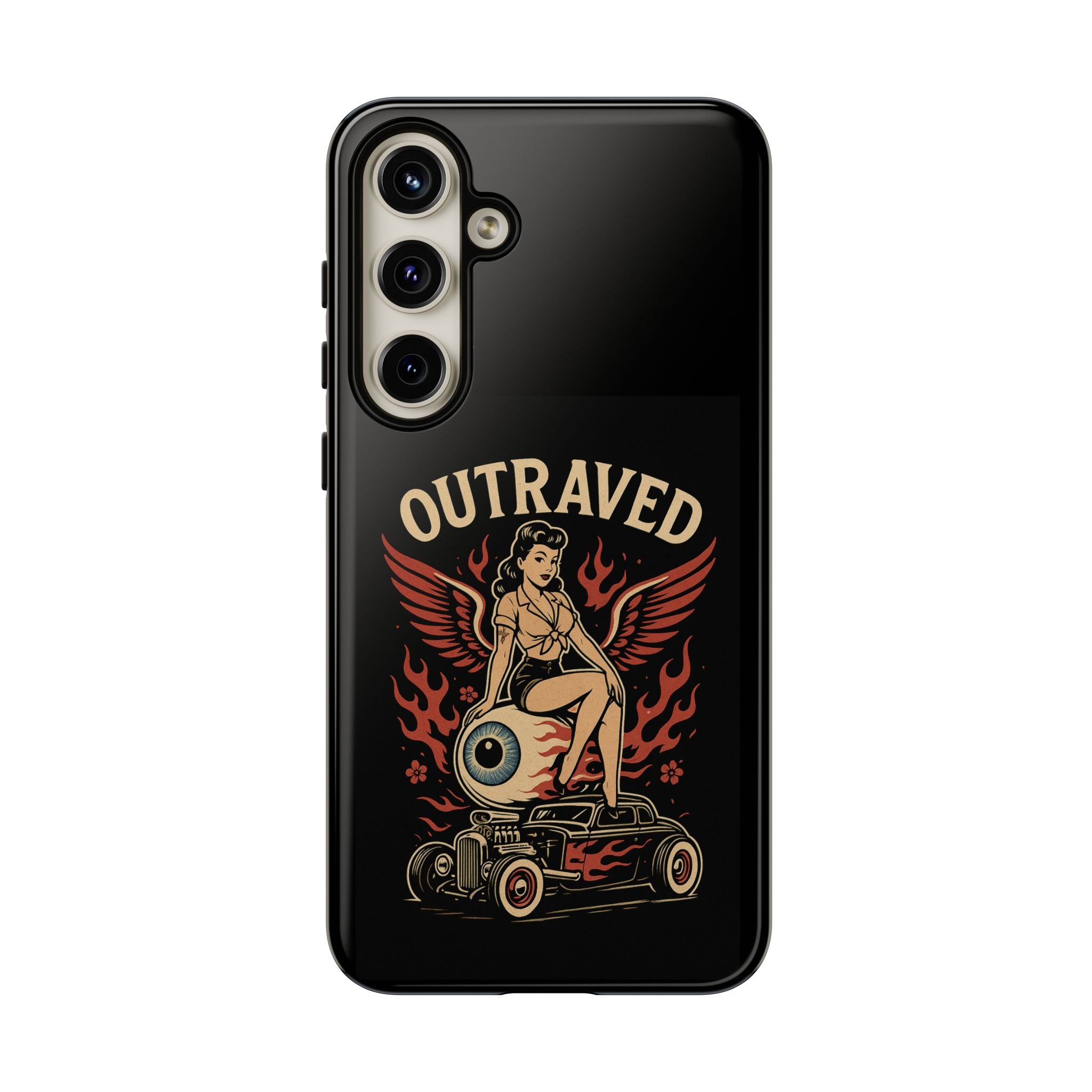 Phone Case — Vintage Pin-Up Eyeball Design