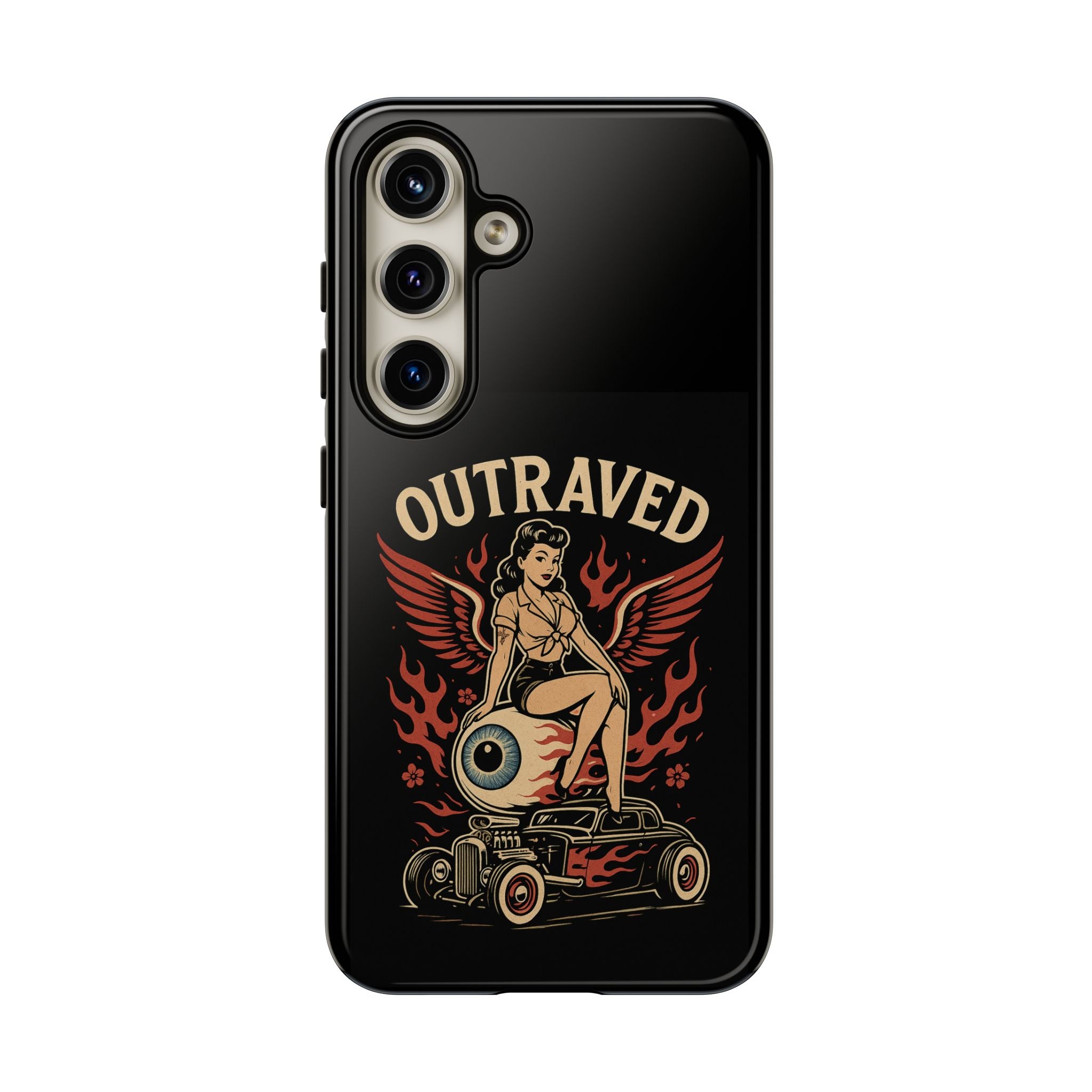 Phone Case — Vintage Pin-Up Eyeball Design