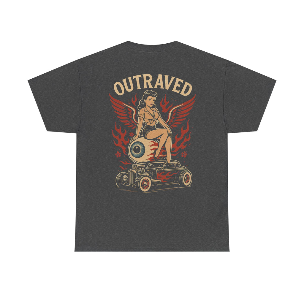 A Outraved Pinup Eyeball Hot Rod Tee.