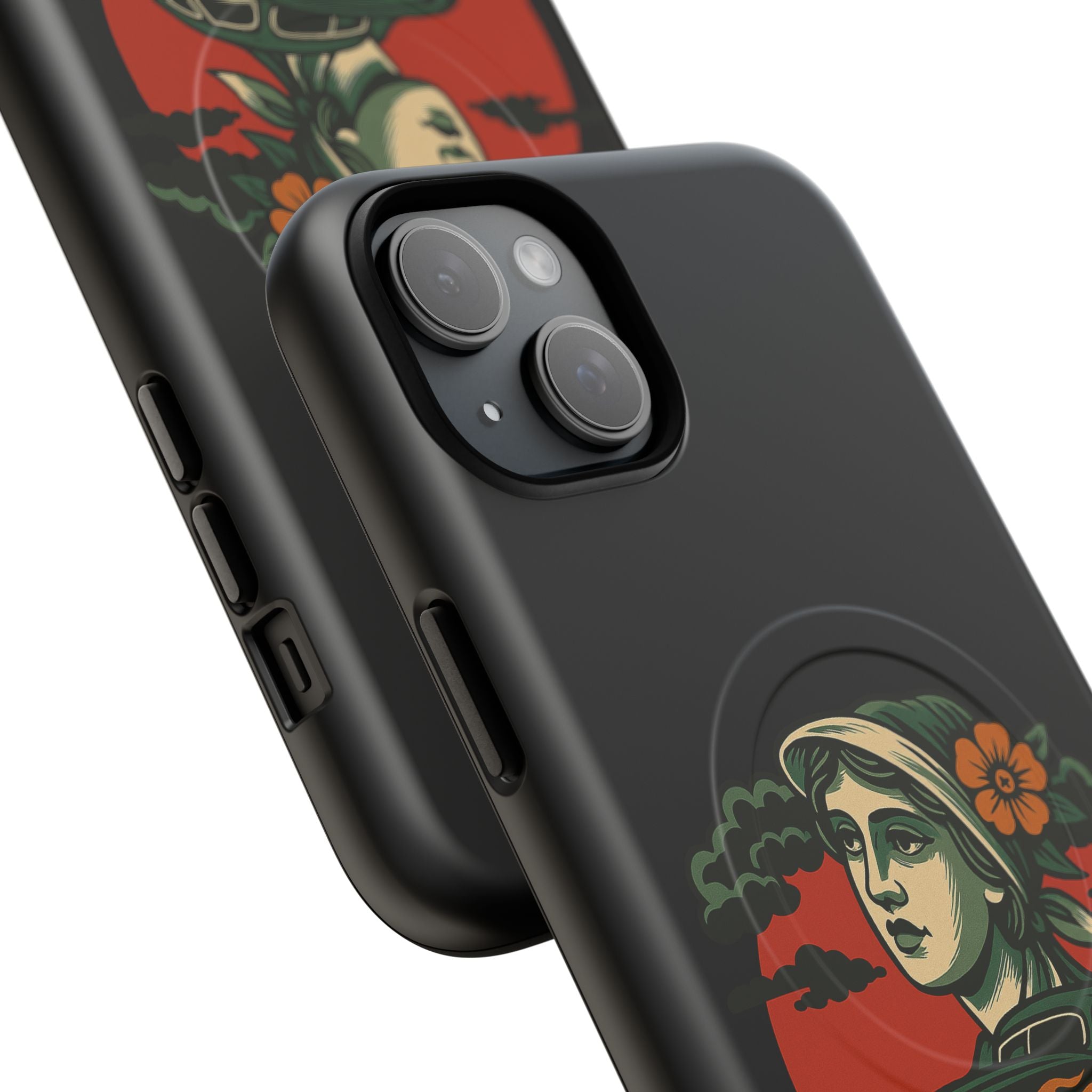 Phone Case — Outraved Retro Car & Woman Graphic Magnetic Tough Case