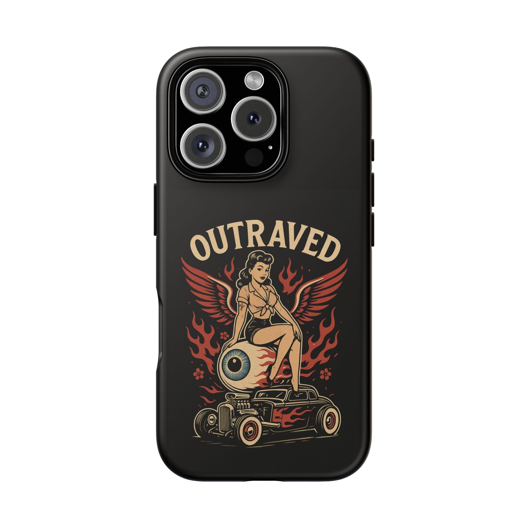 Phone Case — Vintage Pin-Up Eyeball Design