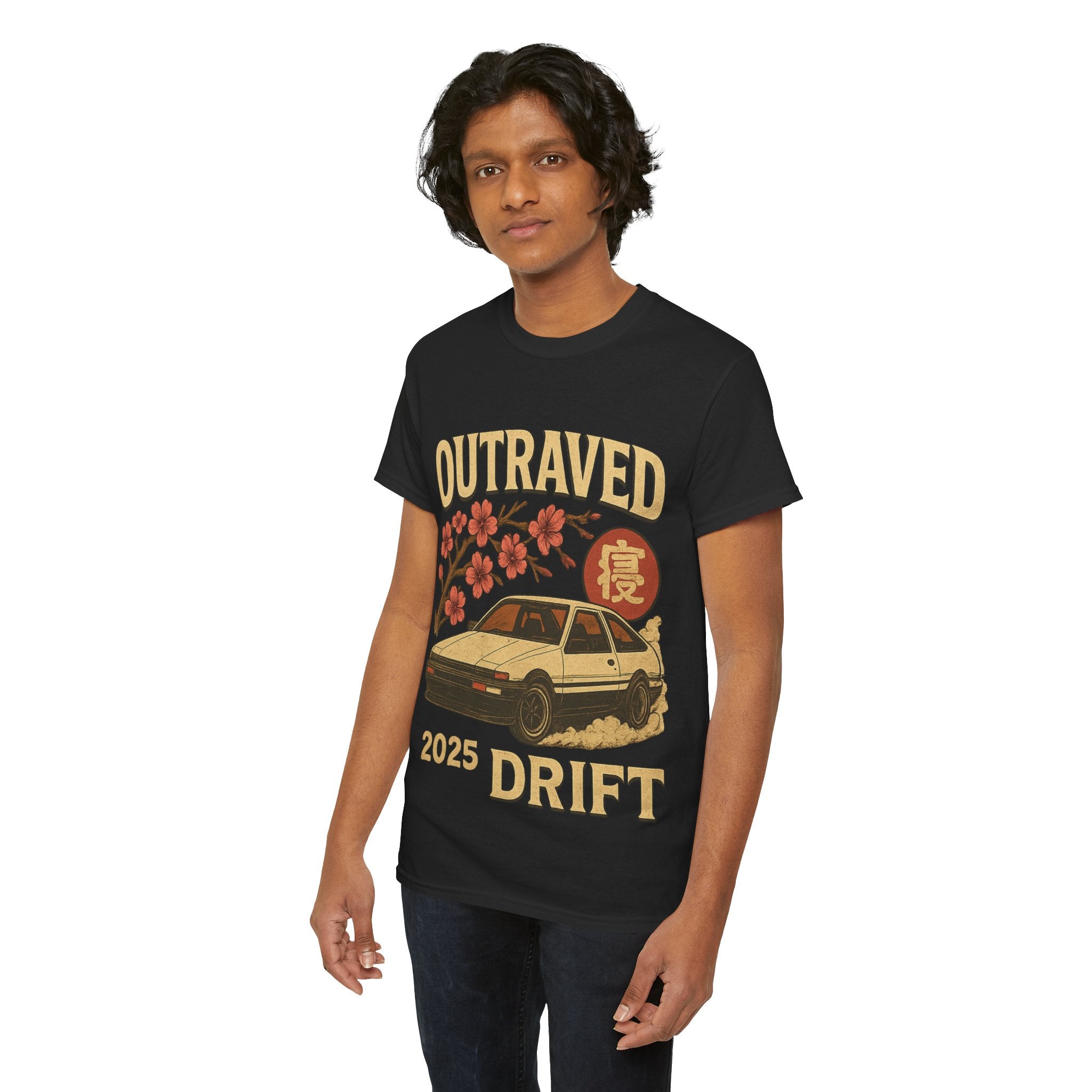 A Drift Outraved 2025 Tee — Retro JDM Racing Cherry Blossom T-Shirt