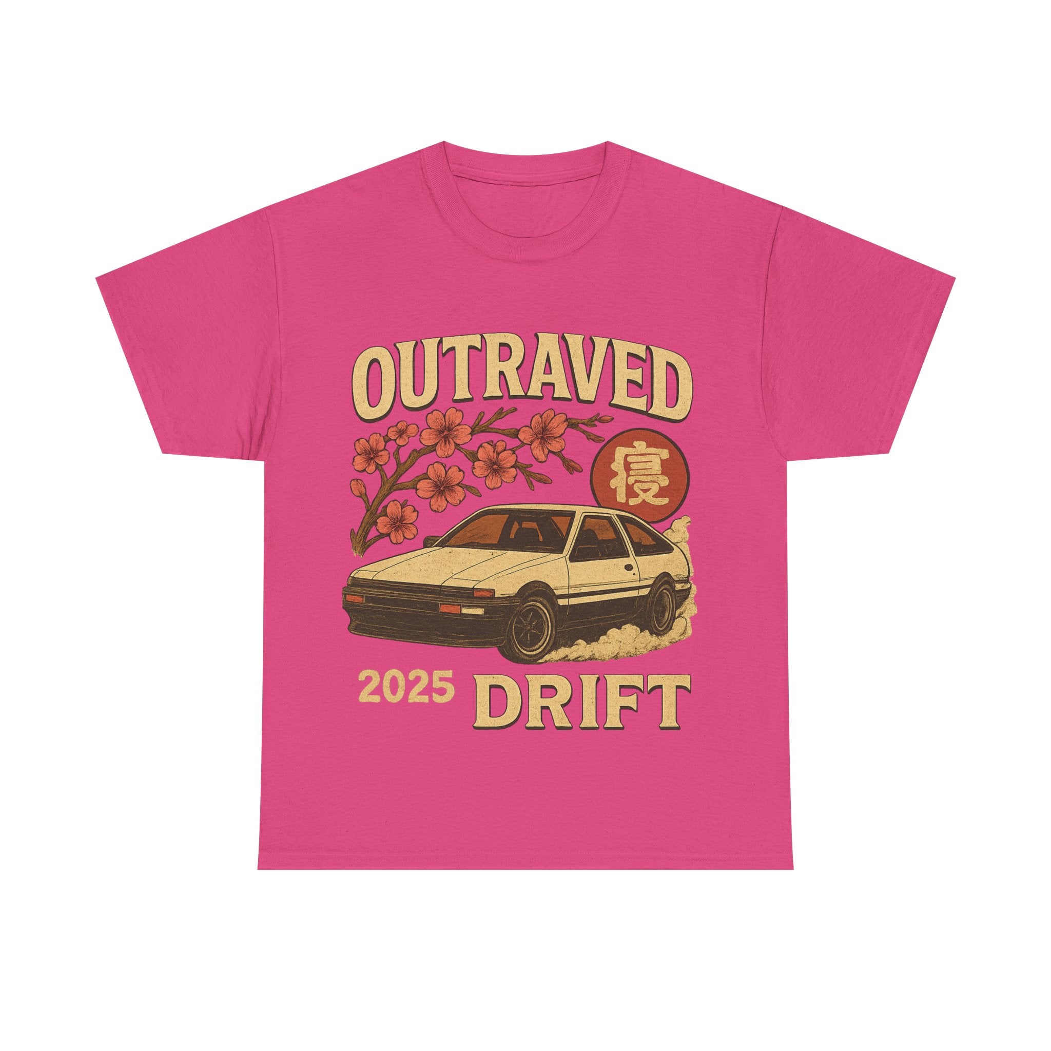 A Drift Outraved 2025 Tee — Retro JDM Racing Cherry Blossom T-Shirt