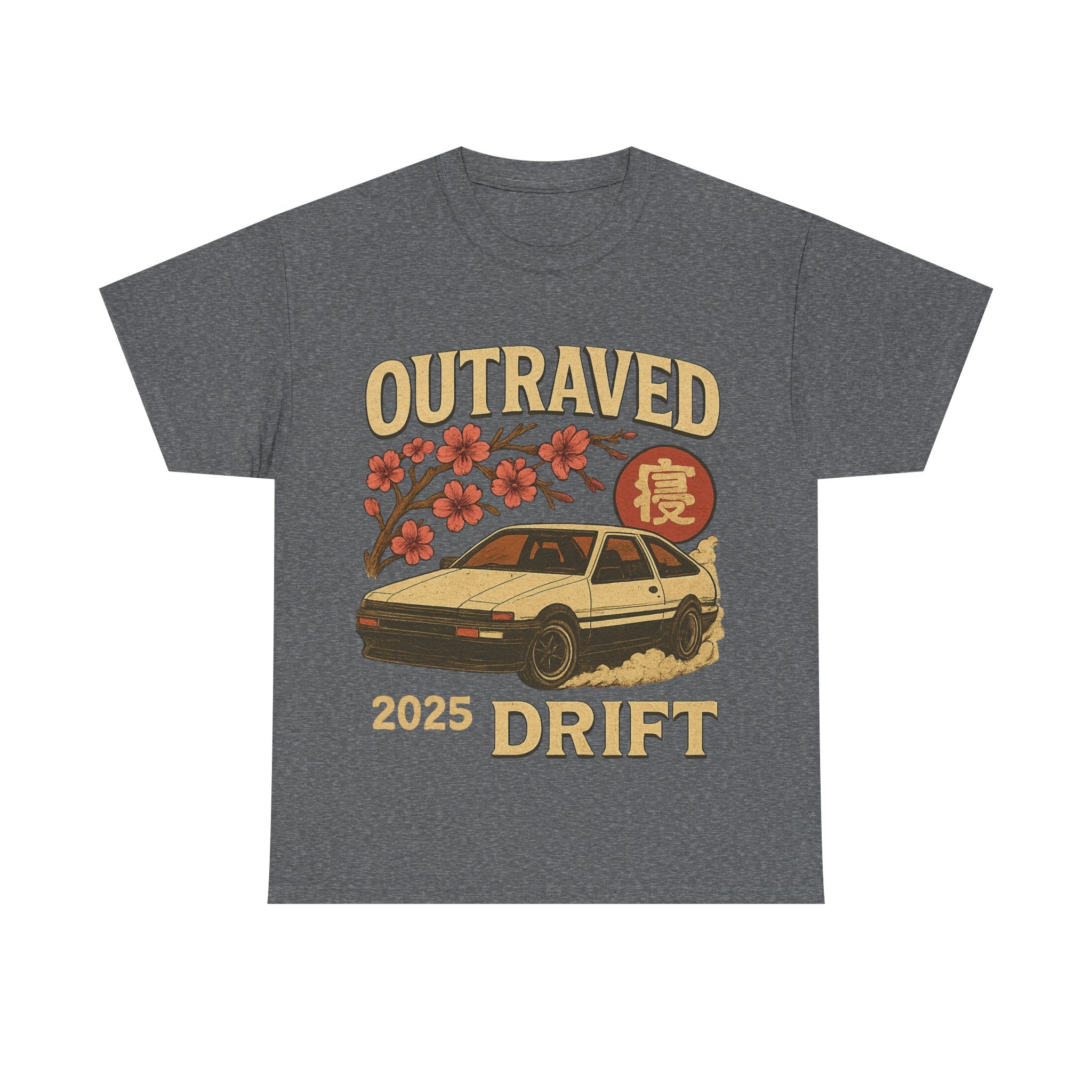 A Drift Outraved 2025 Tee — Retro JDM Racing Cherry Blossom T-Shirt