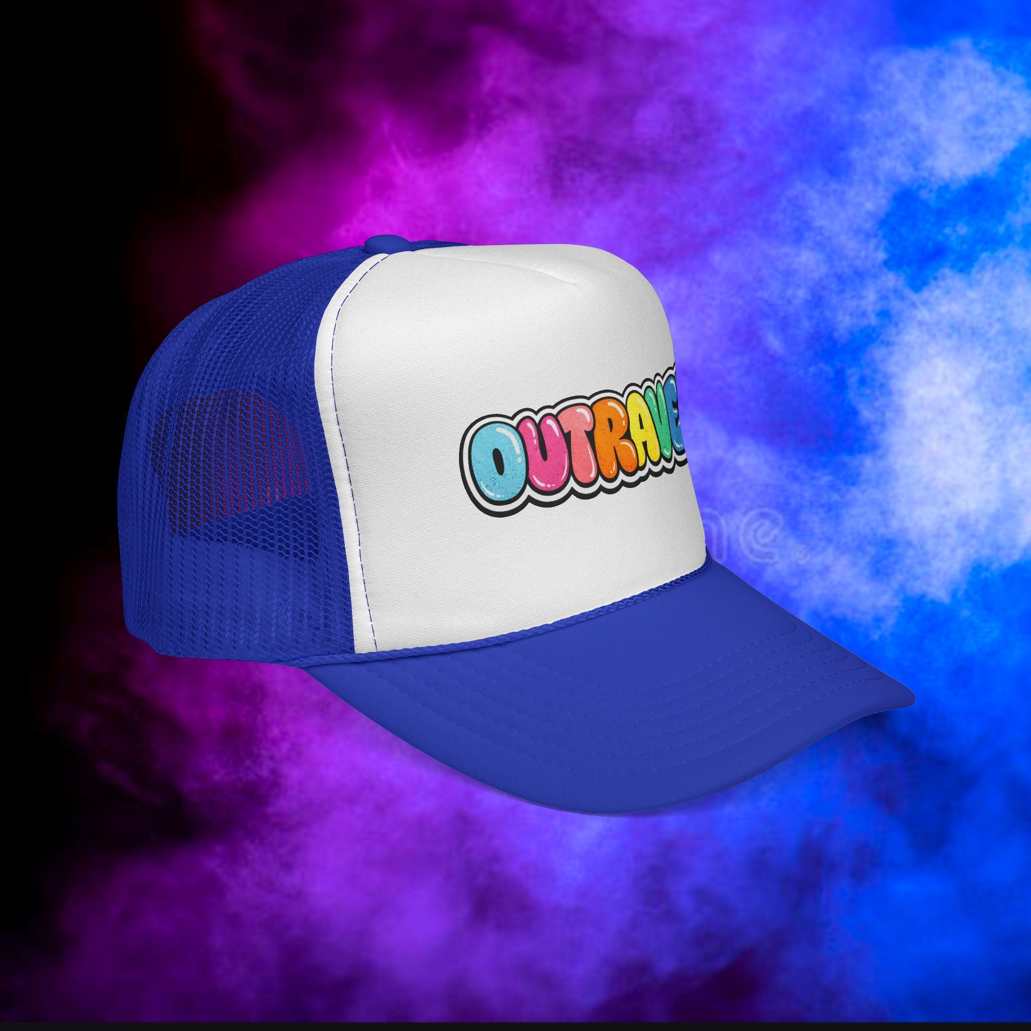 OUTRAVED colorburst collection Trucker Cap