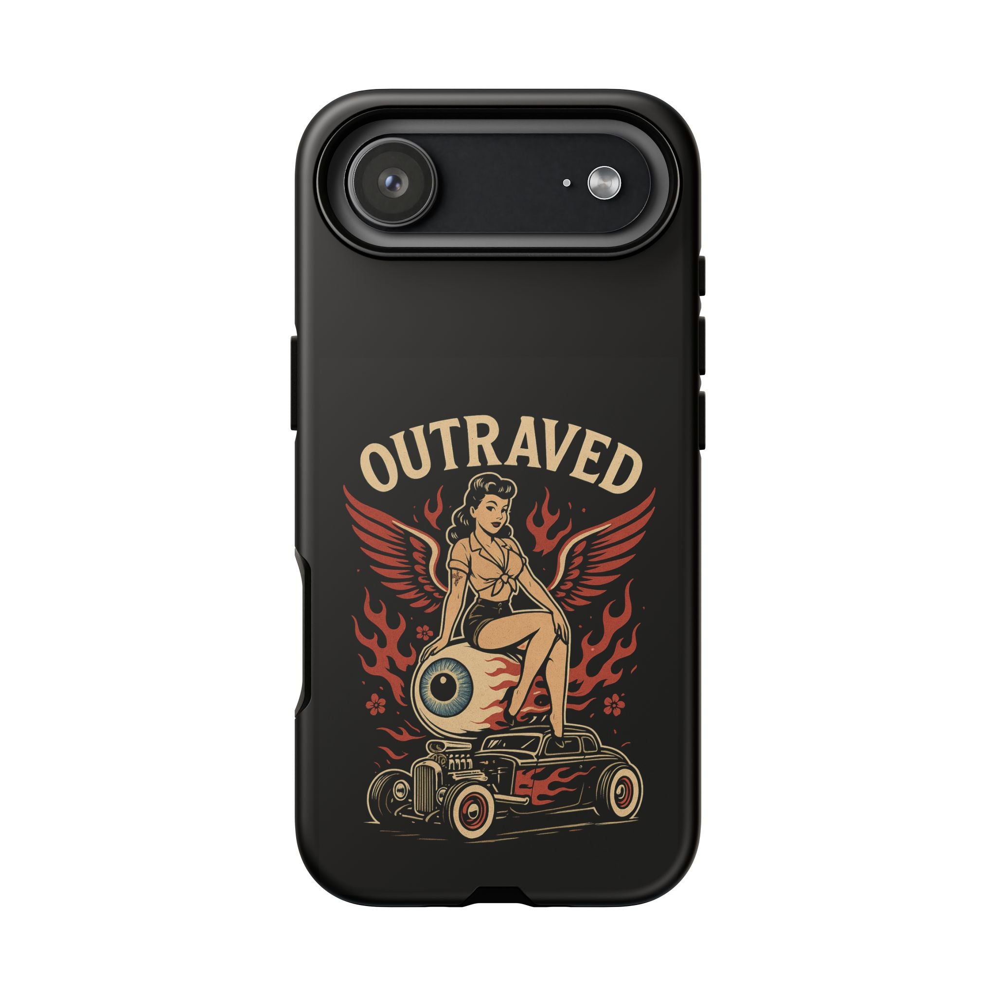 Phone Case — Vintage Pin-Up Eyeball Design