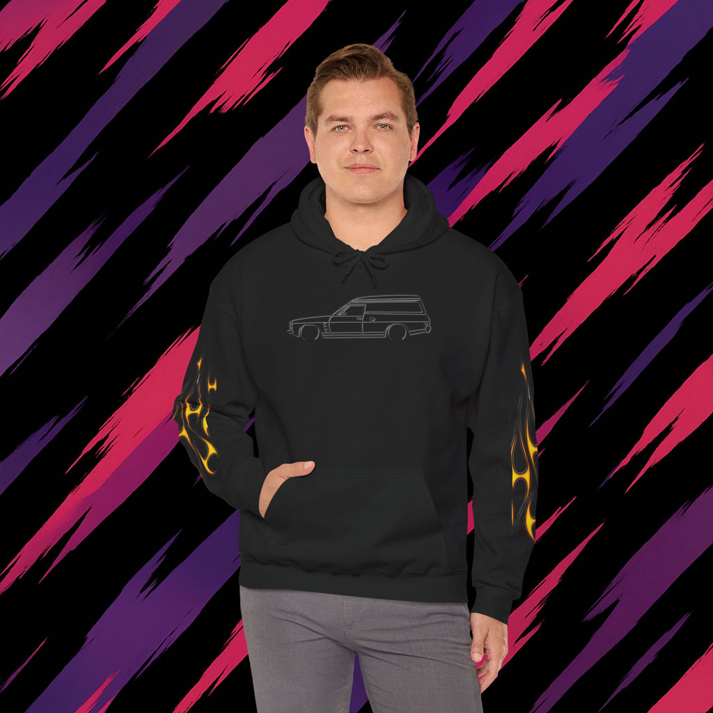 Holden Panel Van Hoodie — PVkool Retro Van Graphic