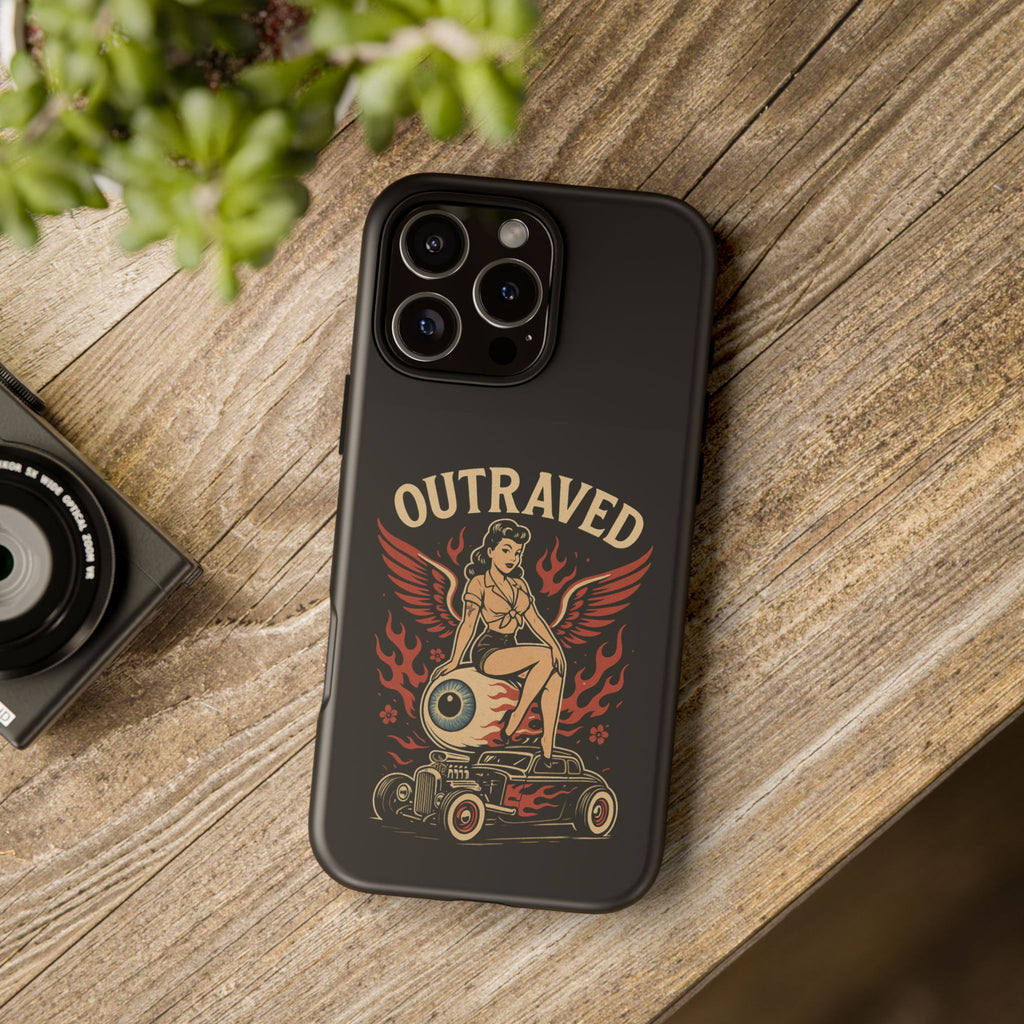 Phone Case — Vintage Pin-Up Eyeball Design
