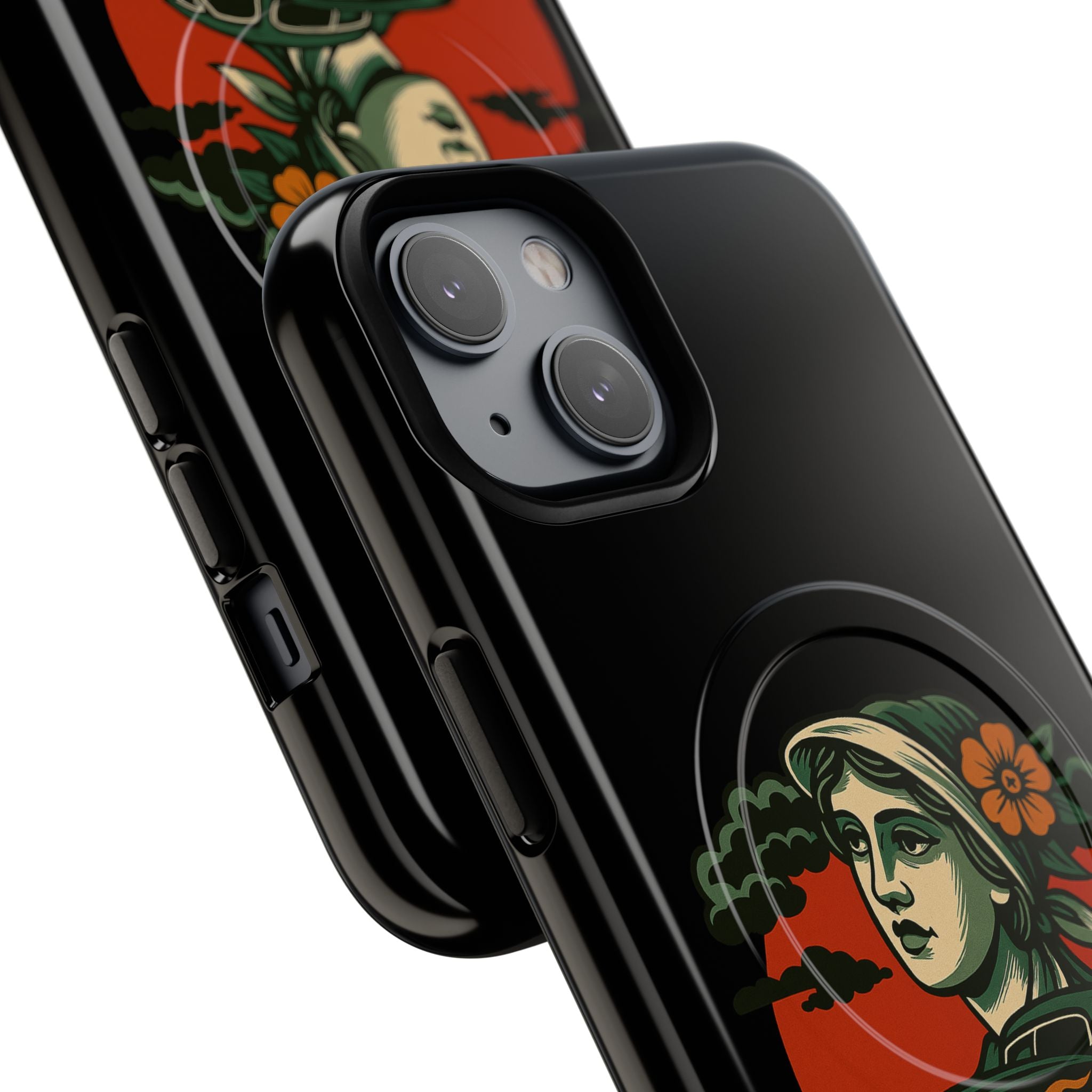 Phone Case — Outraved Retro Car & Woman Graphic Magnetic Tough Case