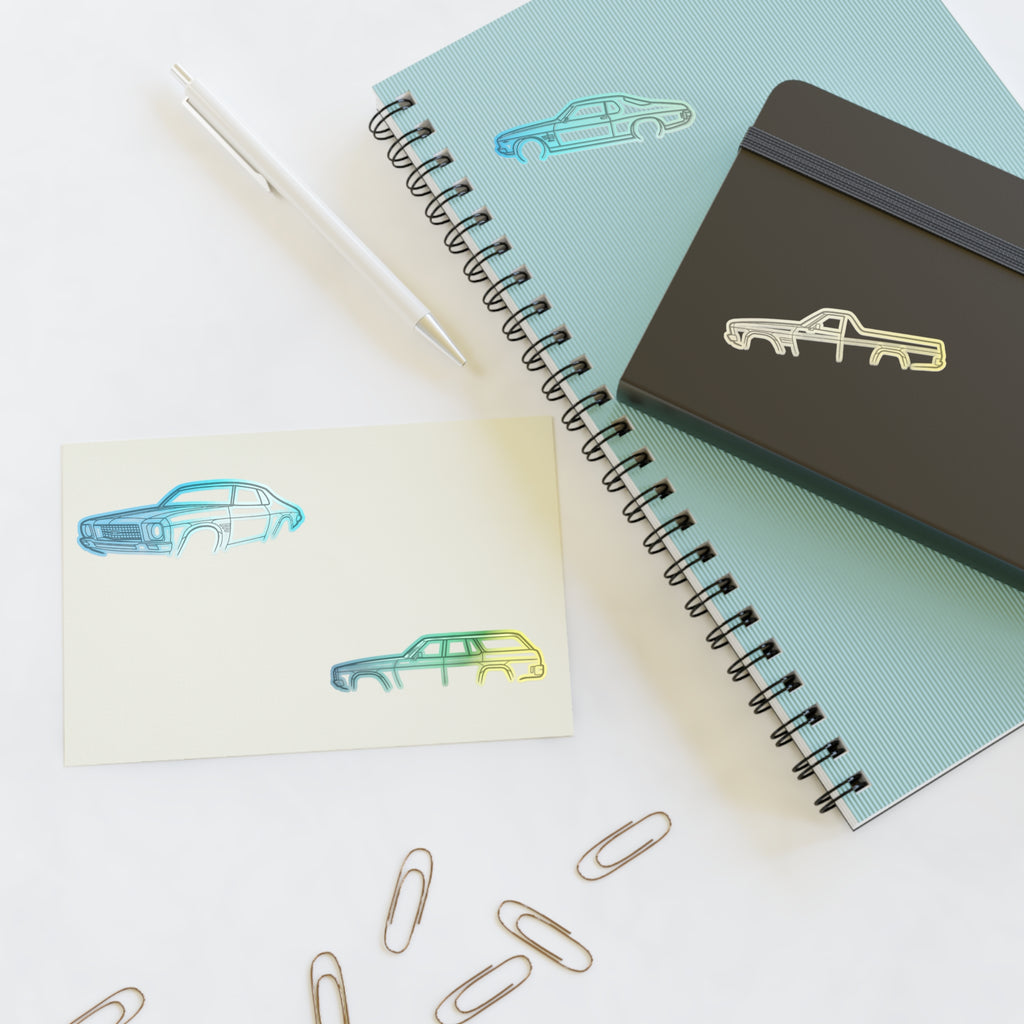 Stickers Hq for you Outline Sticker Sheet — Vintage Automobile Decal Pack